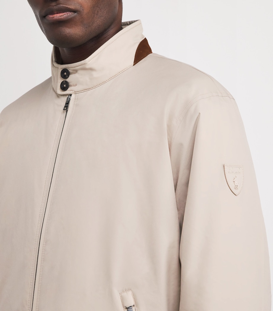 Suede-Collar Padded Jacket BEIGE/KHAKI Image 6