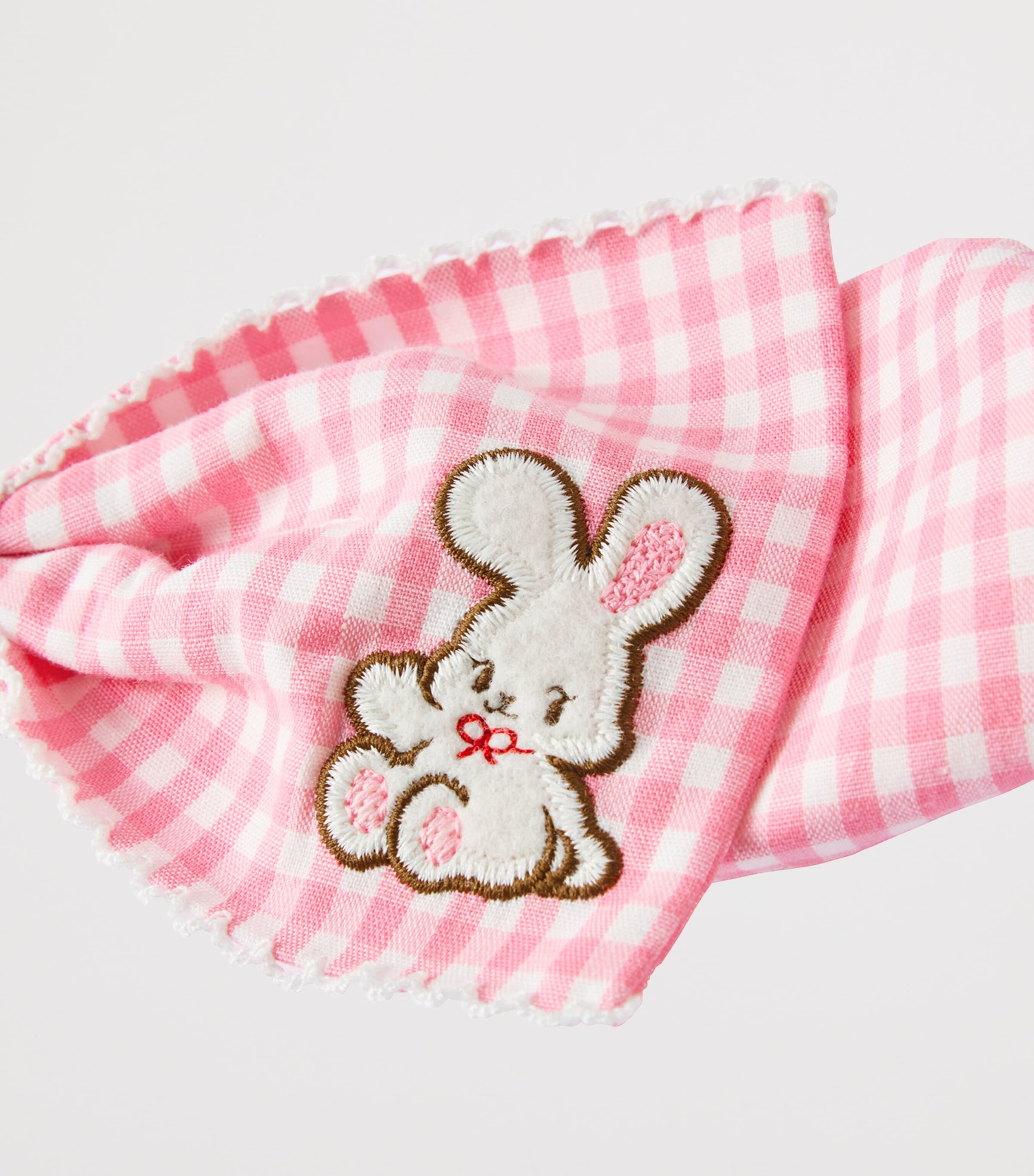 Miki House Cotton Check Hairband Image 2