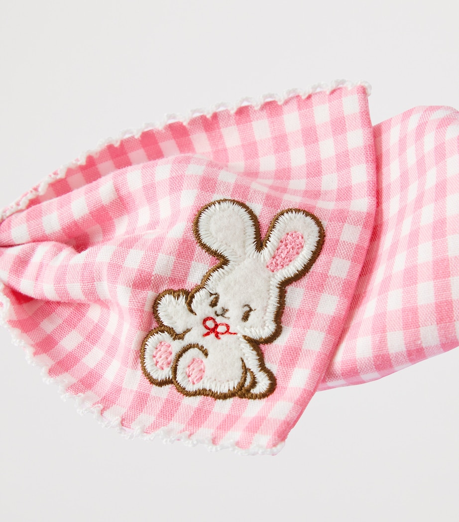 Miki House Cotton Check Hairband Image 2