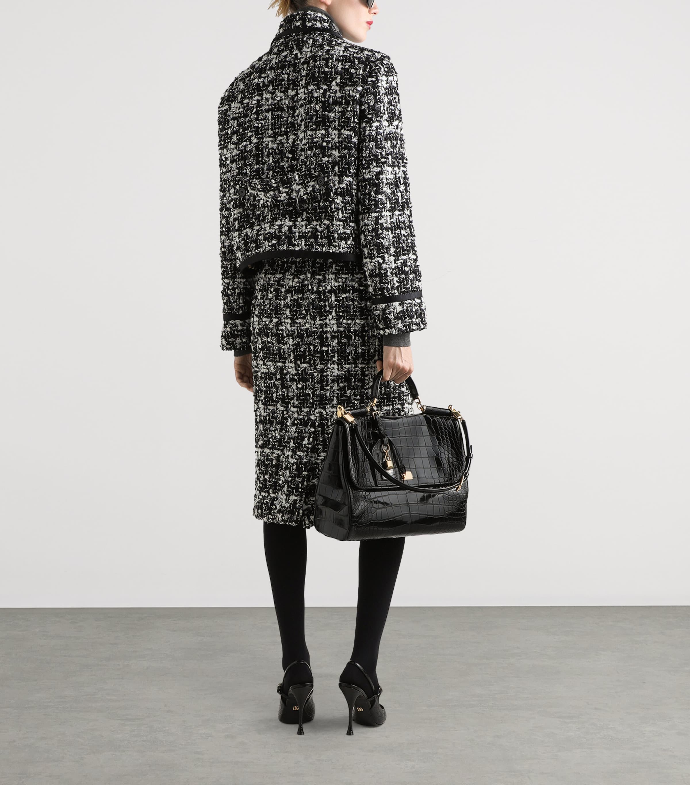 Tweed Midi Skirt S8100-CHECK-TARTAN Image 3