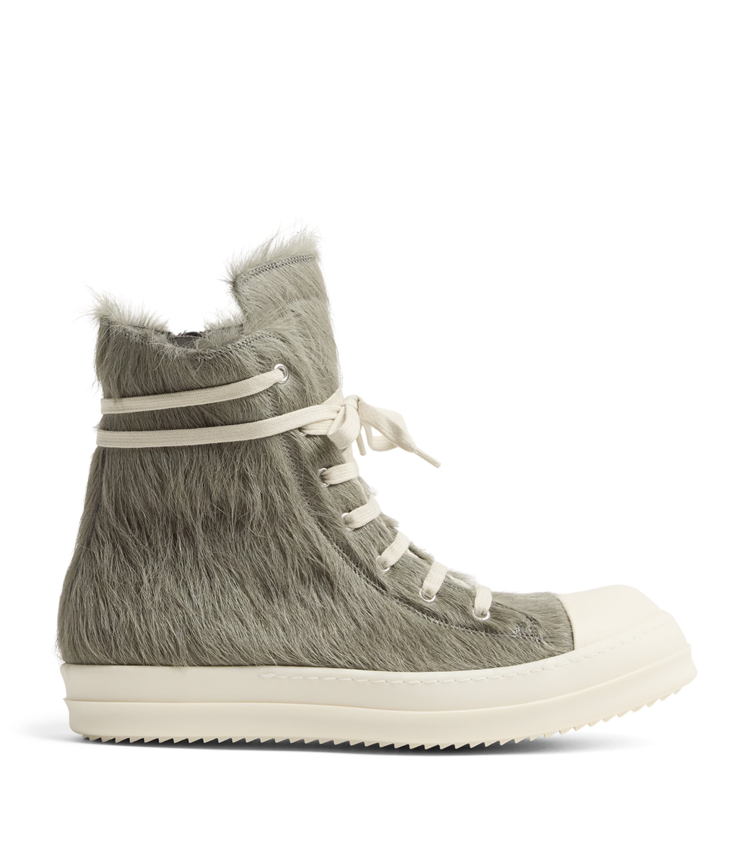 Rick Owens Ramones High-Top Sneakers Drkpearl/milk Image 1