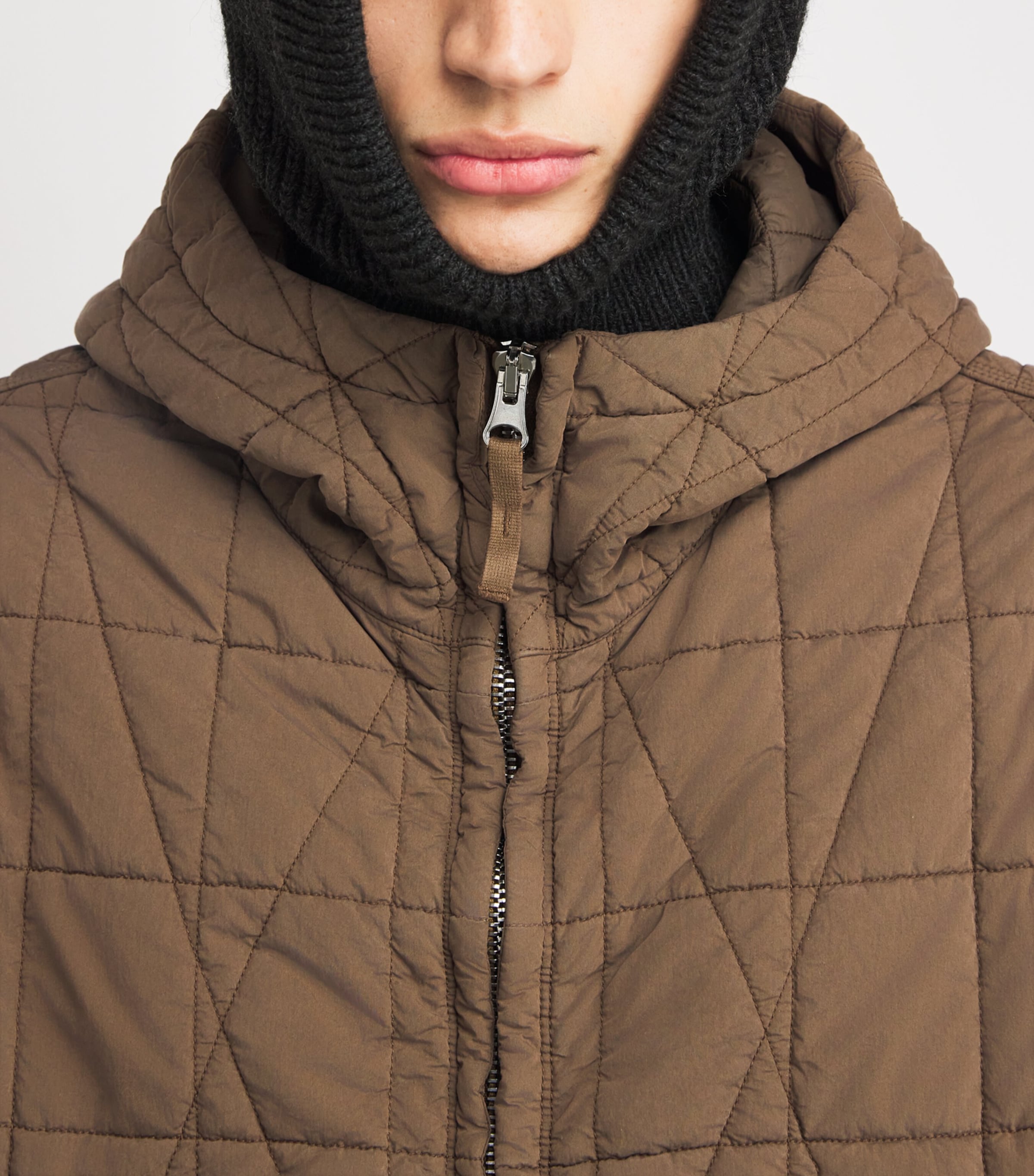 Cotton-Blend Quilted Jacket V007C Image 6