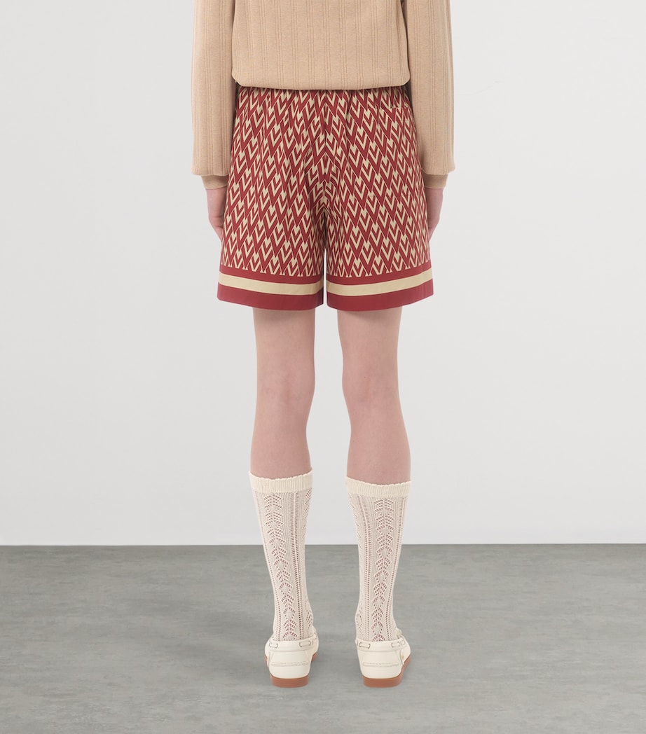 Valentino Garavani Mens Toute La V Bermuda Shorts Clt Image 4