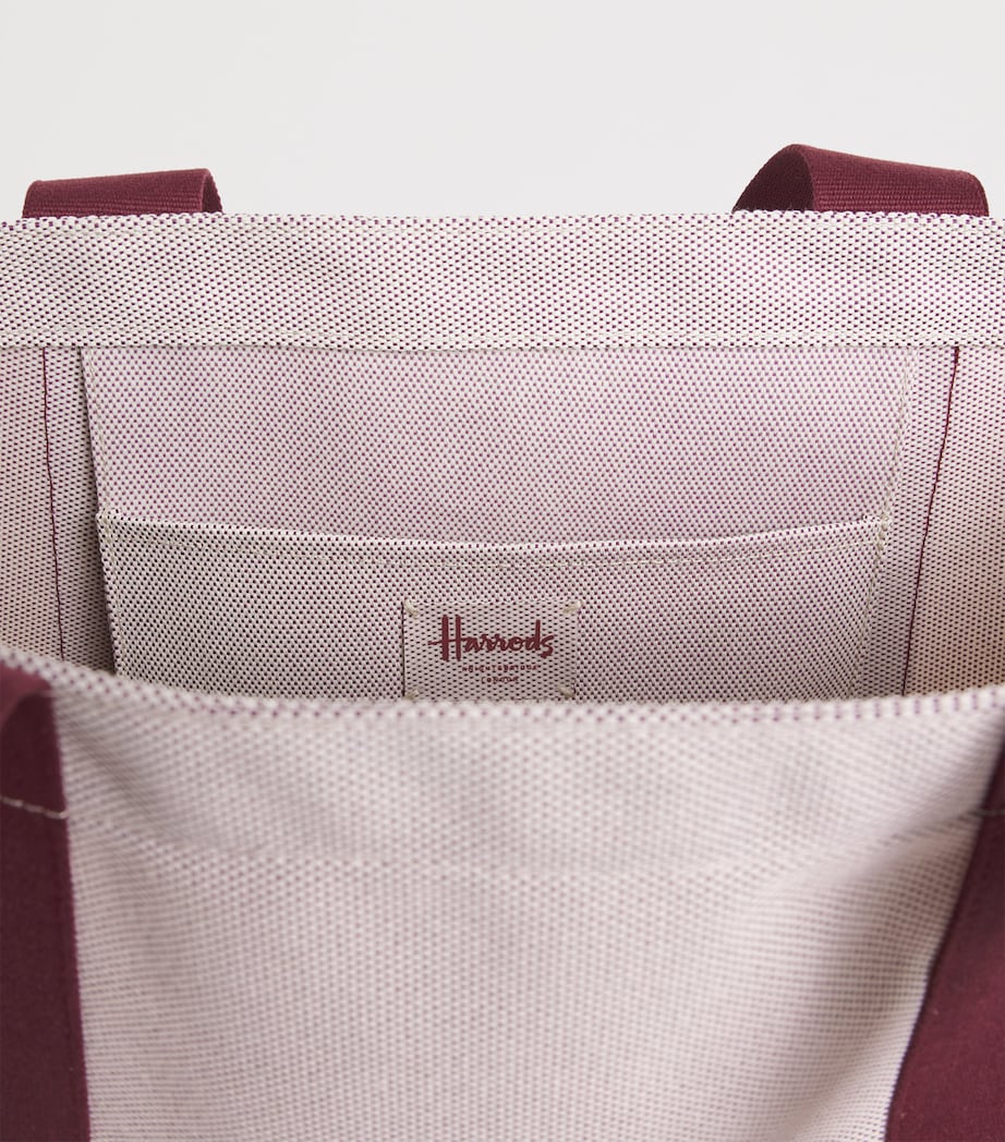 Harrods Medium Logo Tote Bag Neutral Image 5