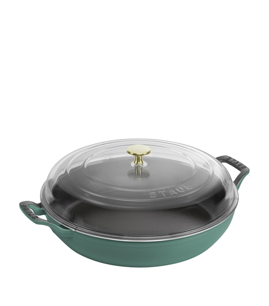 Round Braiser with Glass Lid (30cm) EUCALYPTUS Image 1