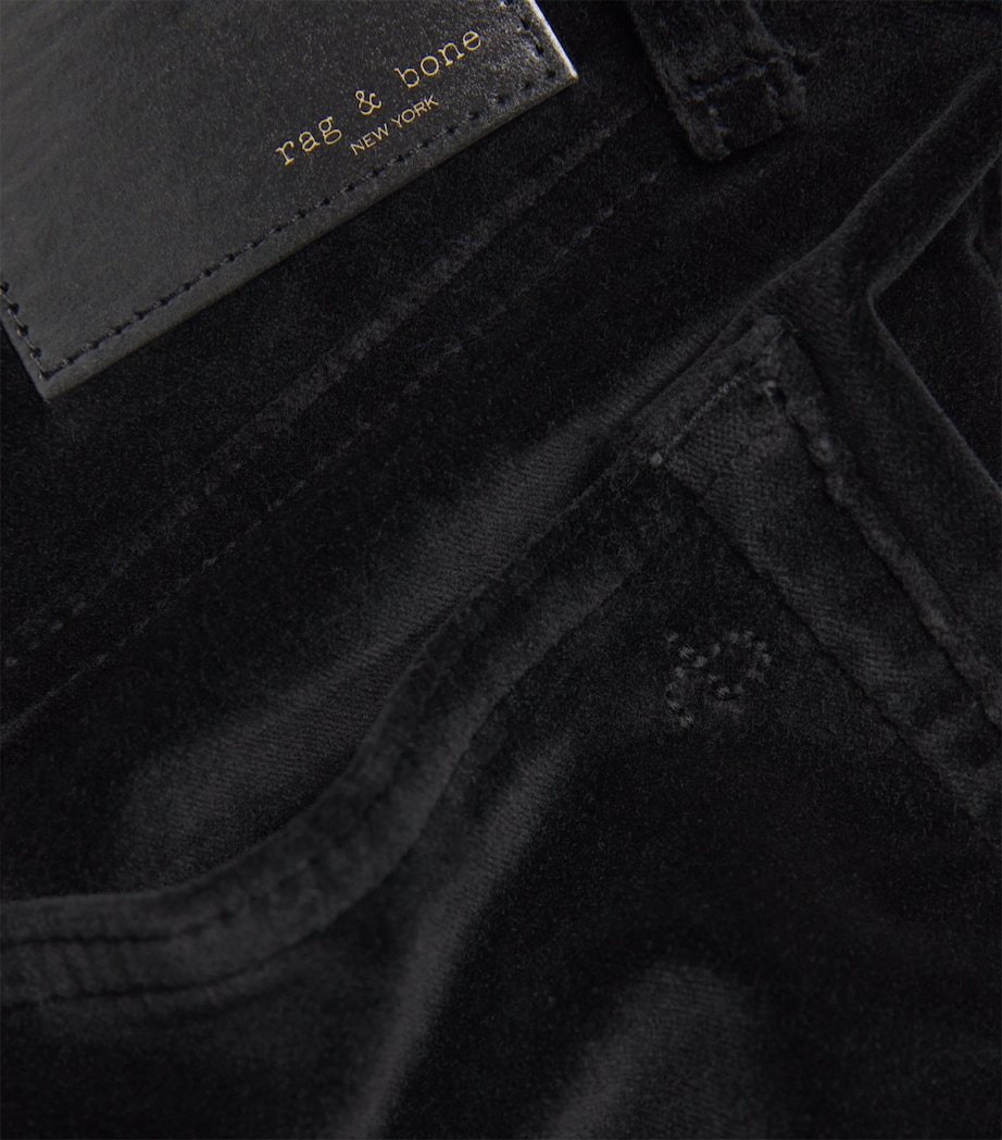 Velvet Dahlia Mid-Rise Flared Jeans BLKVELVET Image 5