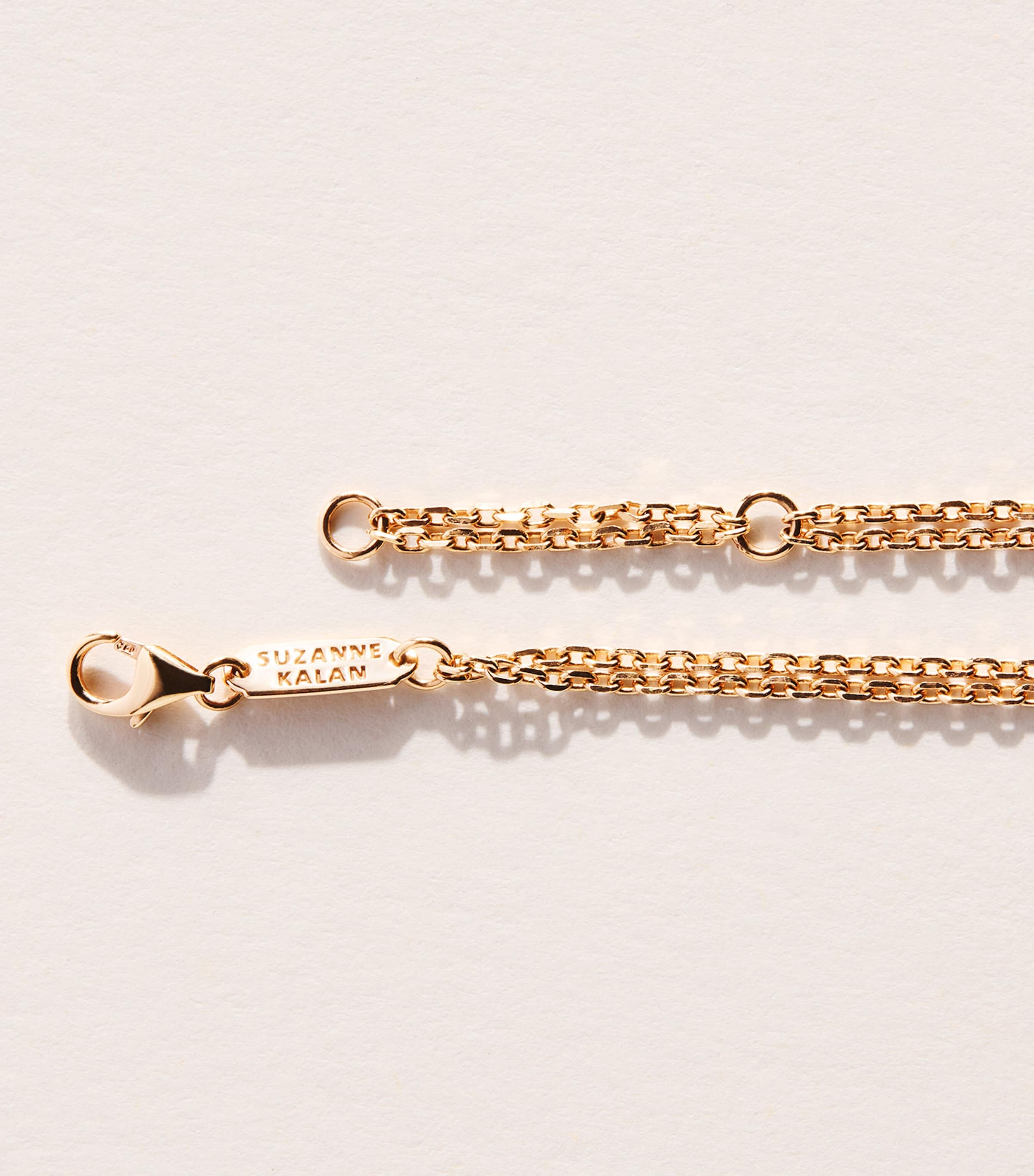 Suzanne Kalan Rose Gold and Diamond Classic Bar Bracelet Rg/wd Image 3