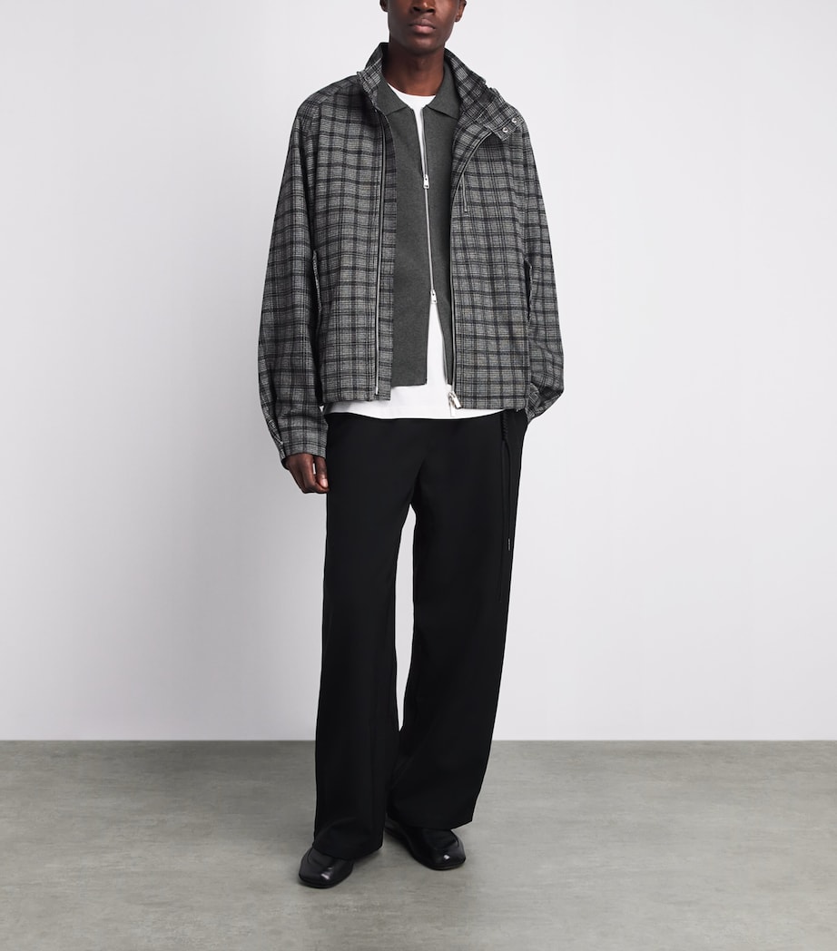 Sandro Paris Mens Zip-Up Cardigan Grey Image 2