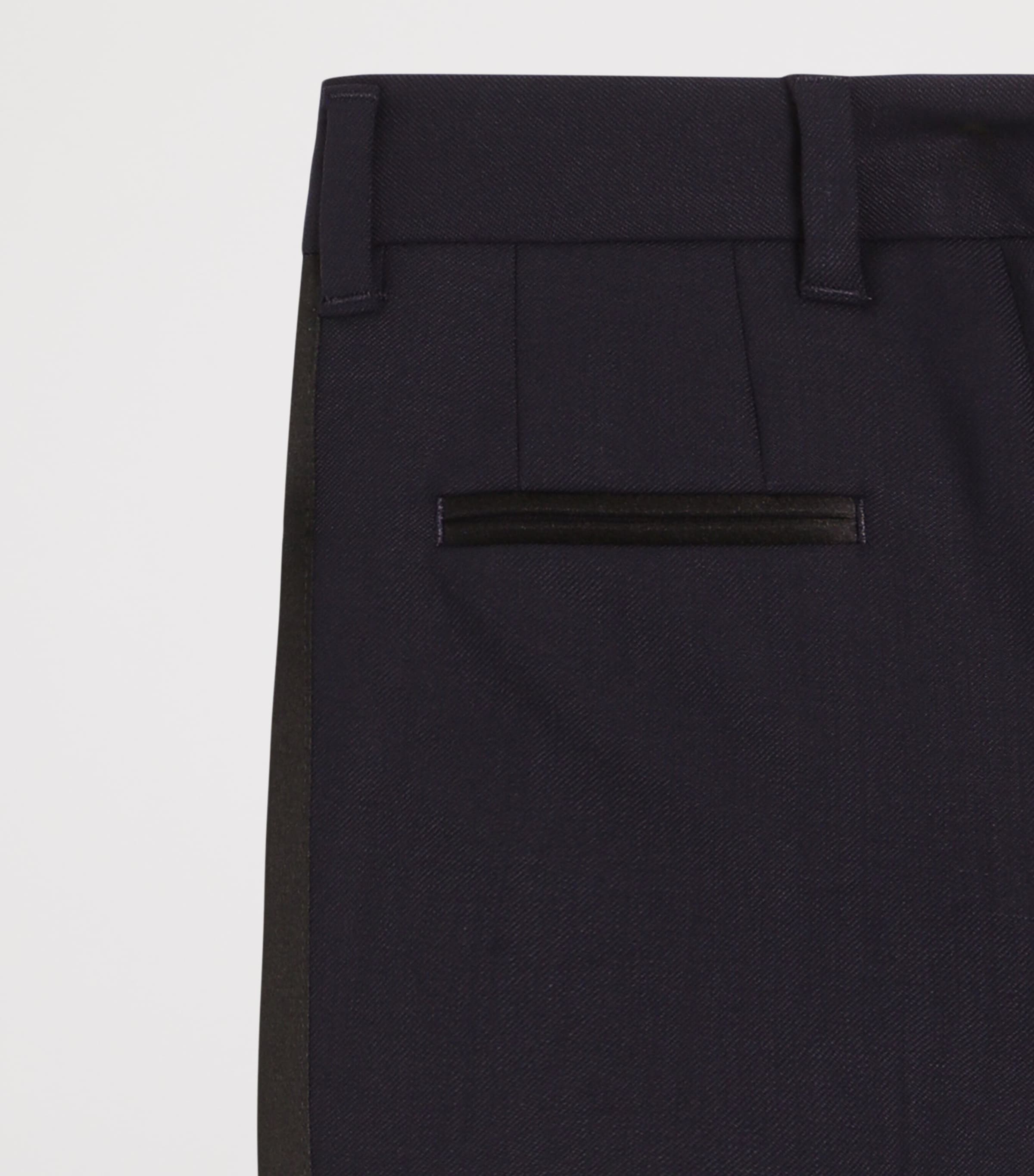Dolce&Gabbana Kids Stretch-Wool Straight Trousers (8-14 Years) Dark Blue Image 4
