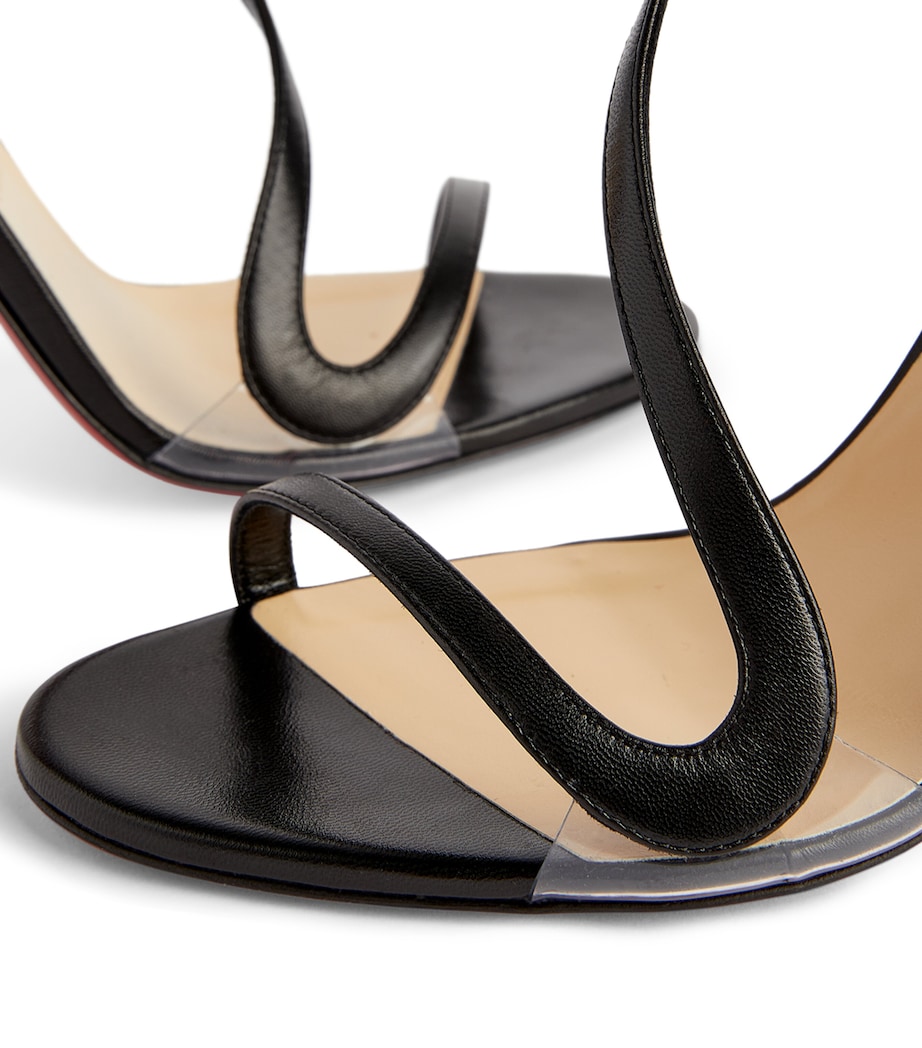 Rosalie Leather Sandals 100 BK01 Image 7