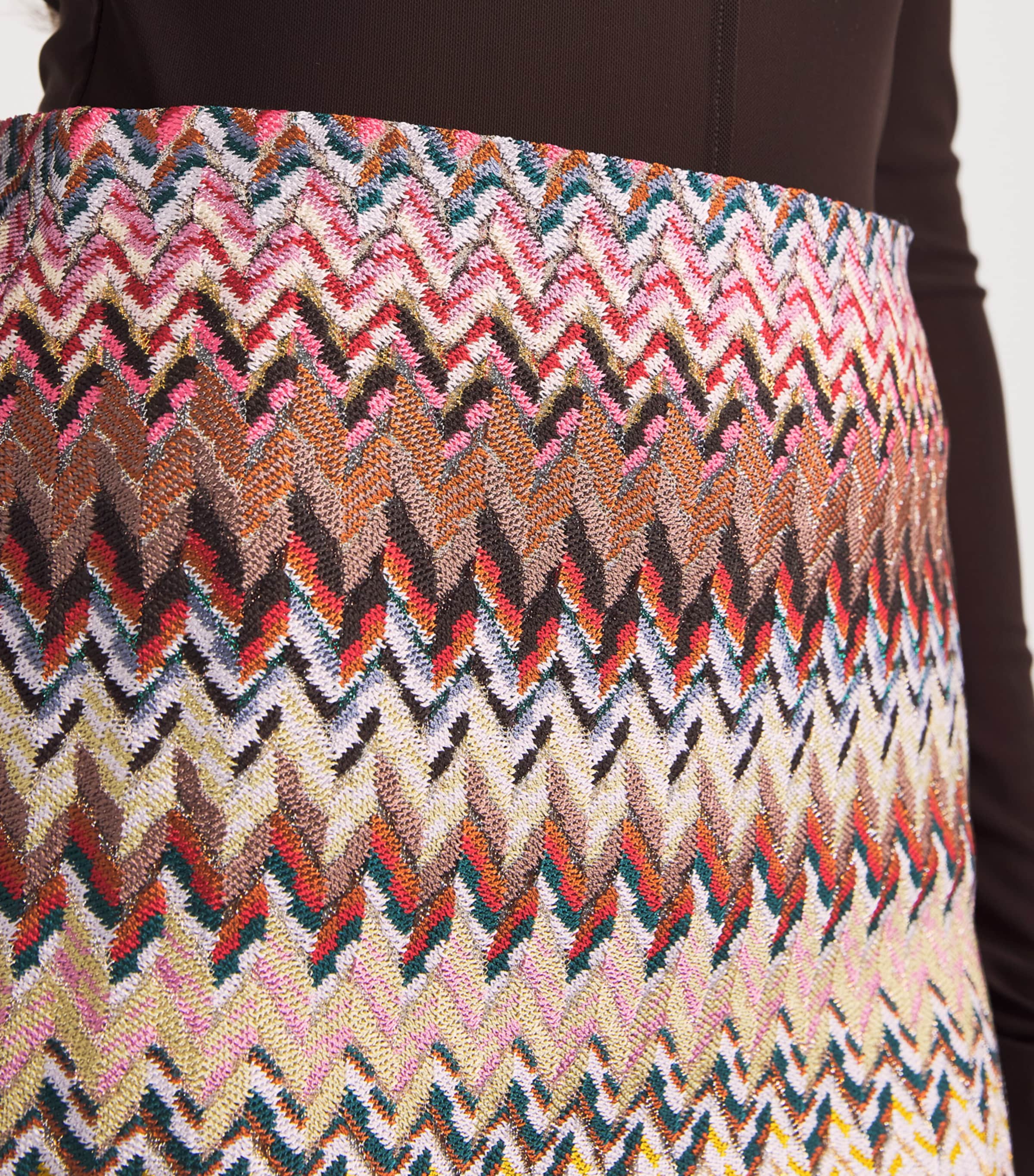 ミニスカート Missoni Zigzag Pattern Mini Skirt Missoni Metallic Zigzag Mini Skirt | Neiman Marcus