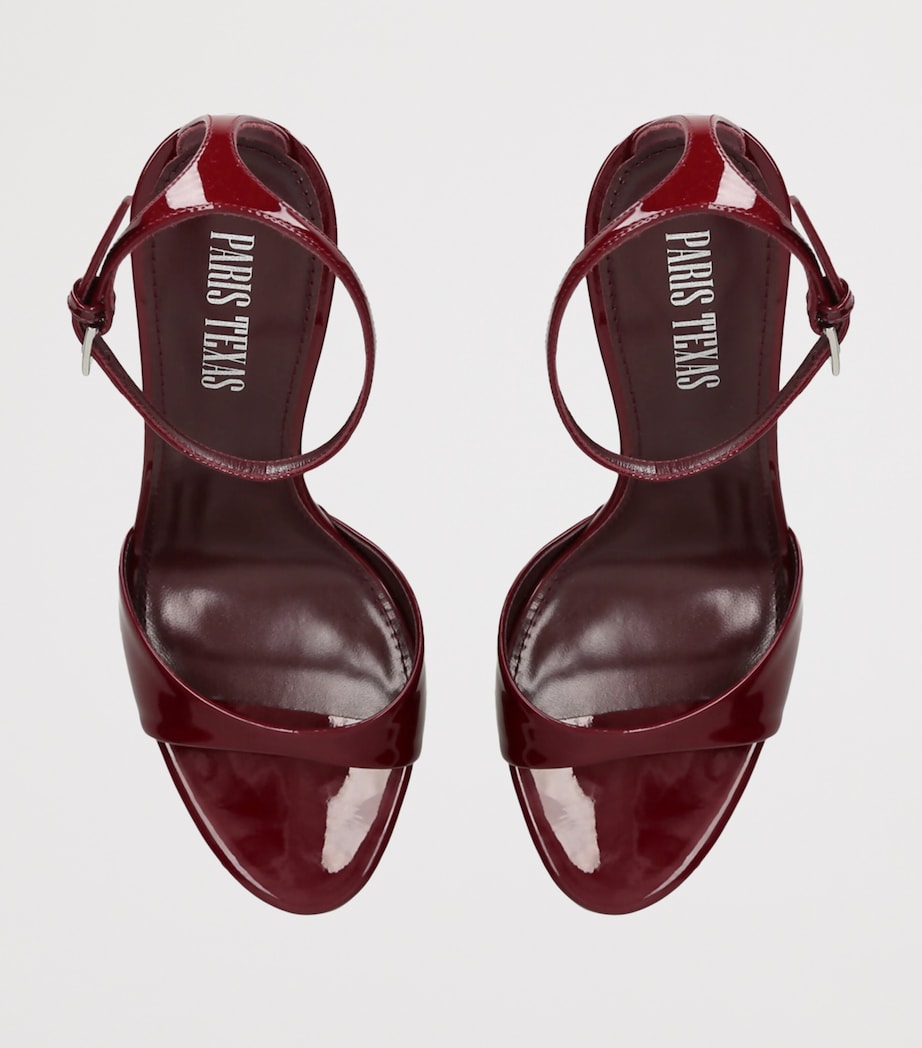 Patent Leather Lidia Sandals 90 WINE Image 4