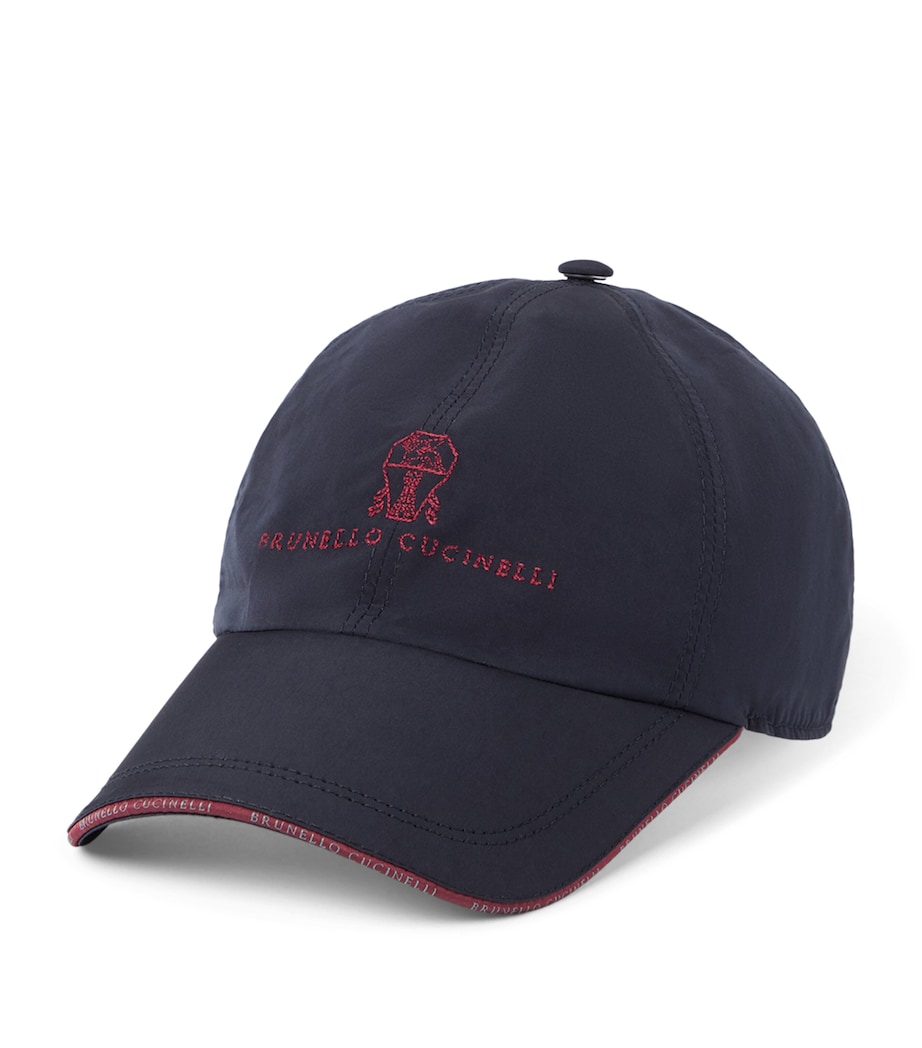 Brunello Cucinelli Water-Resistant Embroidered Baseball Cap Image 1