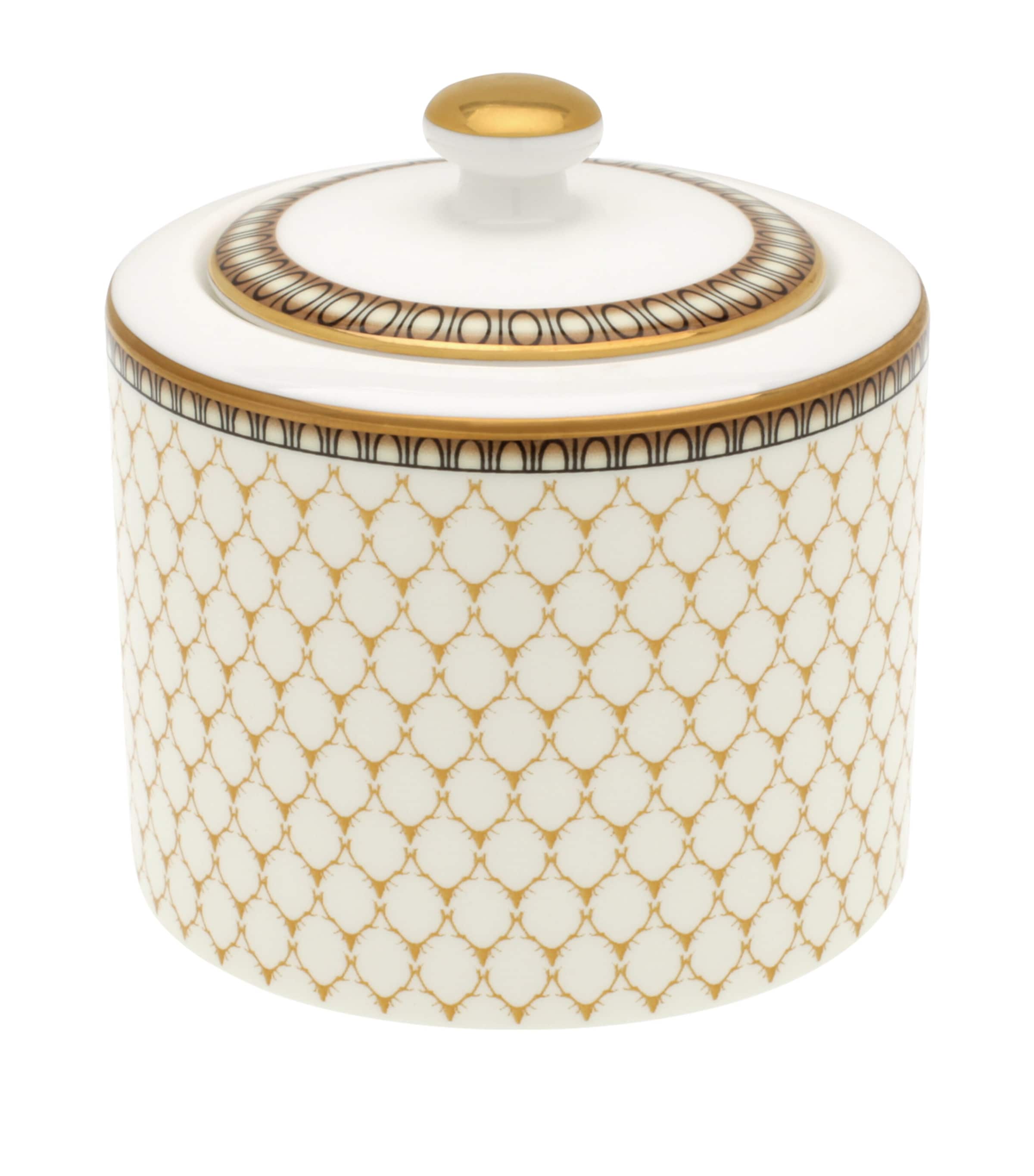 Halcyon Days Antler Trellis Sugar Pot In Ivory