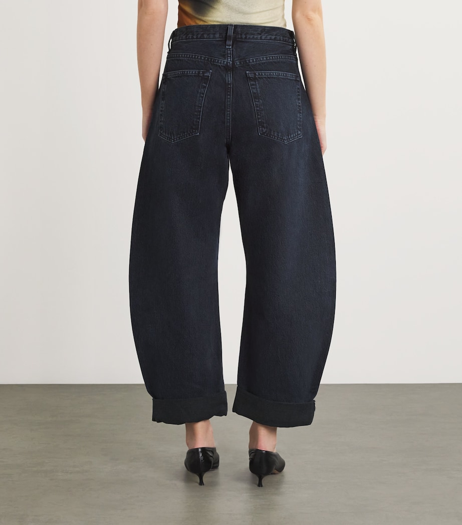 FRAME Womens The Bubble Jeans Dorado Image 4