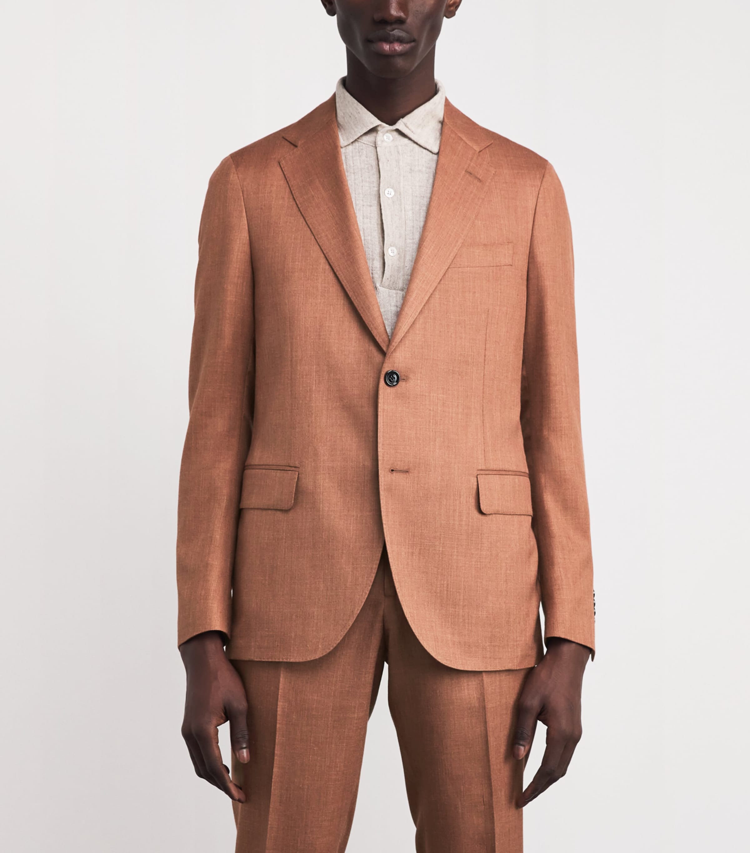 Wool Blazer 430 RUST Image 3