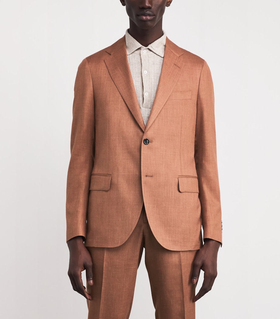 Wool Blazer 430 RUST Image 3