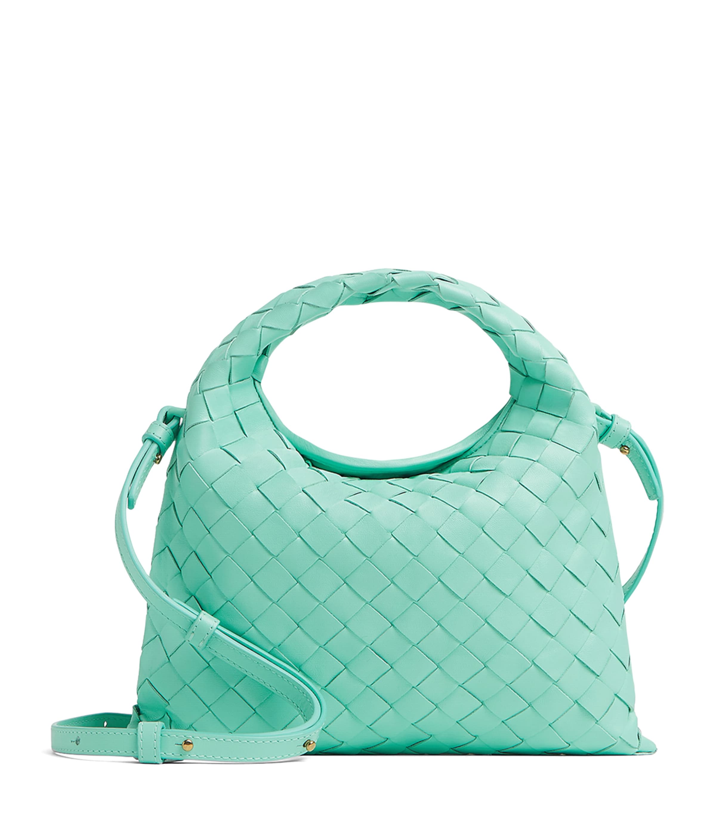 Bottega Veneta Mini Hop In Green Oasis