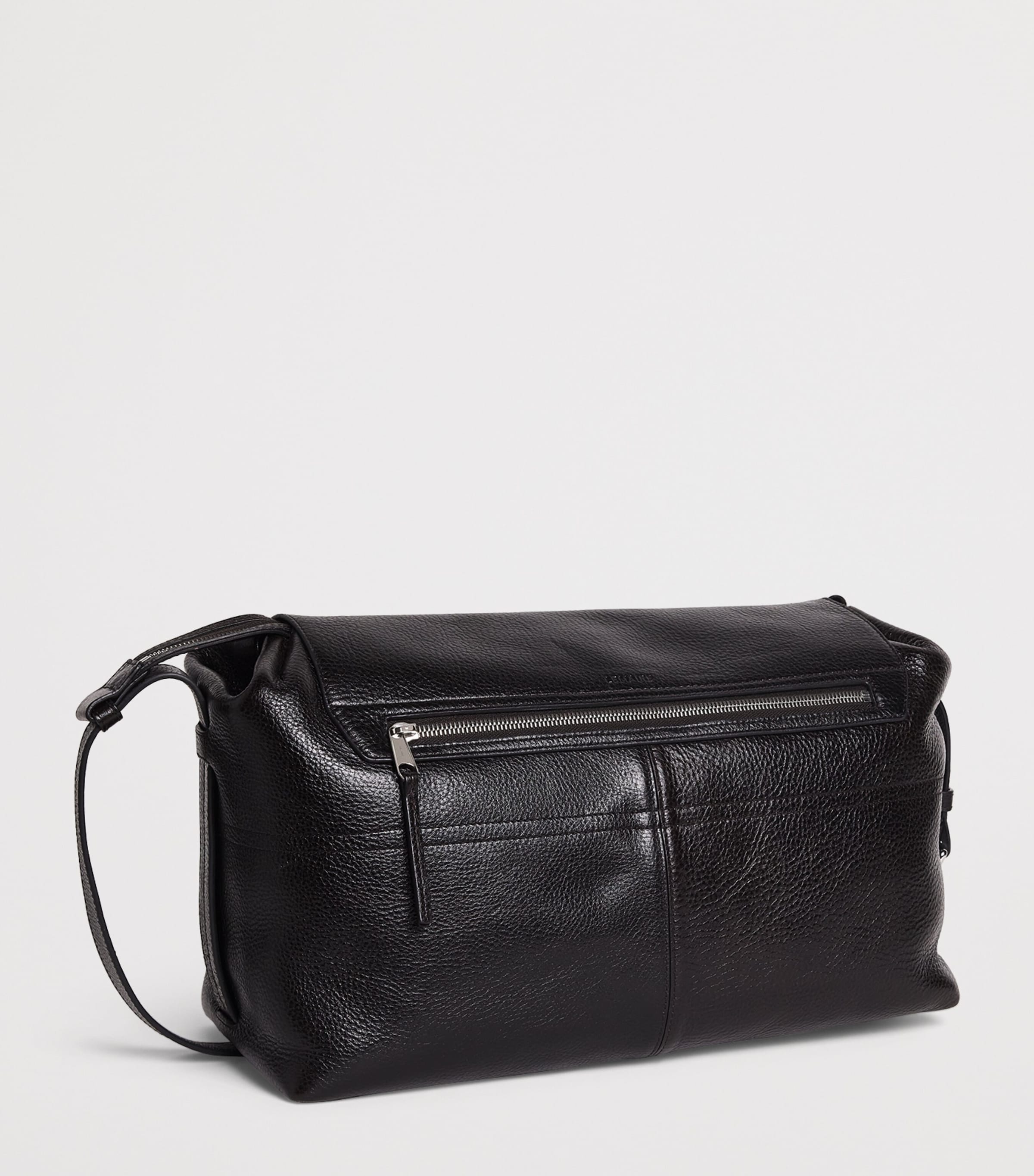 Nappa Leather Gear Week-End Bag ESPRESSO/ BR495 Image 3