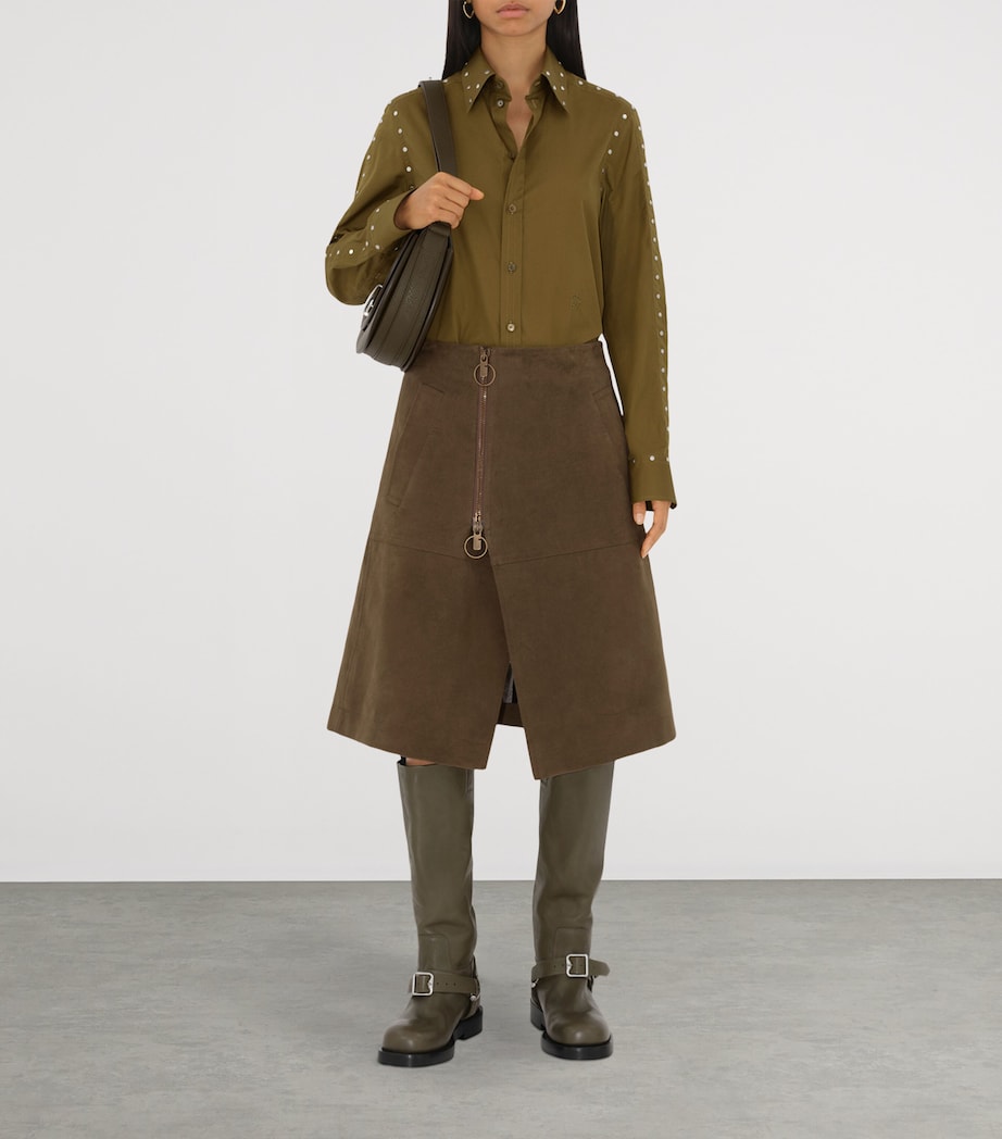 Leather Saddle Knee-High Boots LOCH Image 2