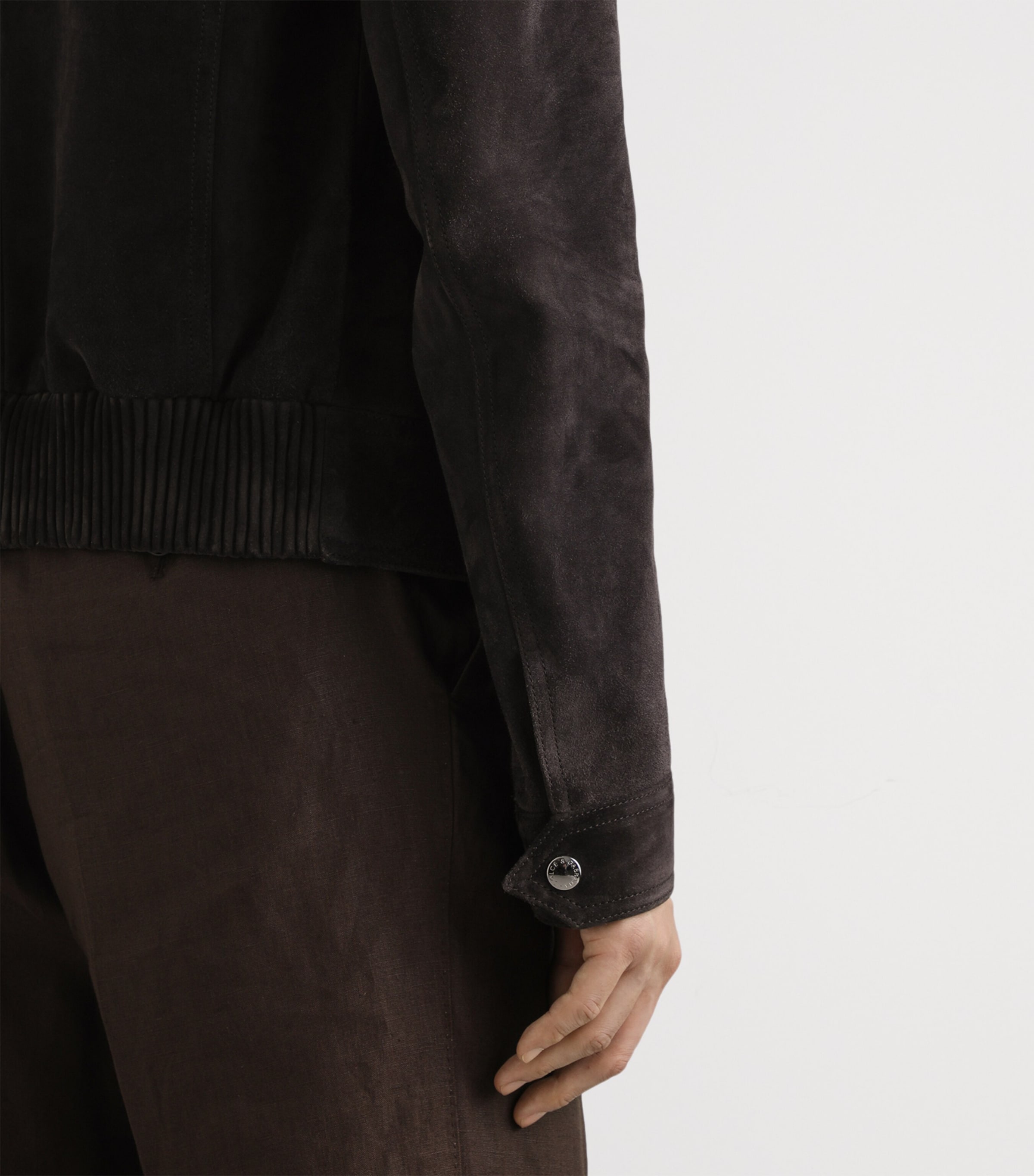 Dolce & Gabbana Multi Calfskin Suede Biker Jacket | Harrods US