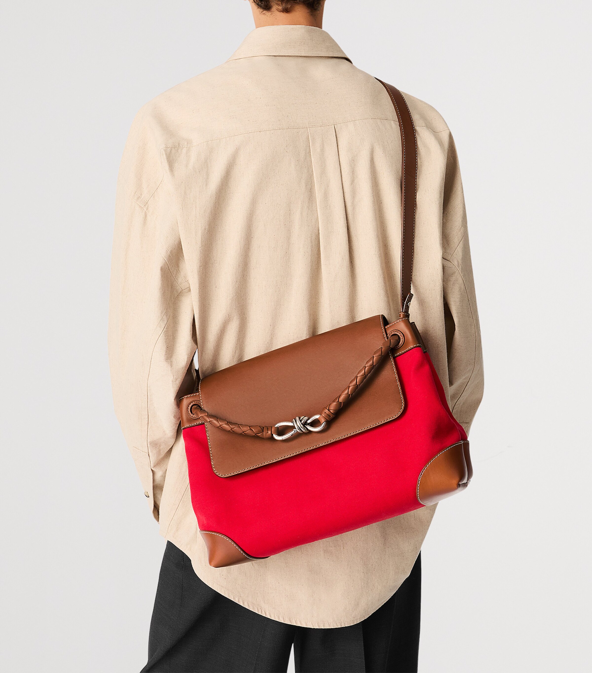 Large Canvas Andiamo Messenger Bag 6544 Image 7