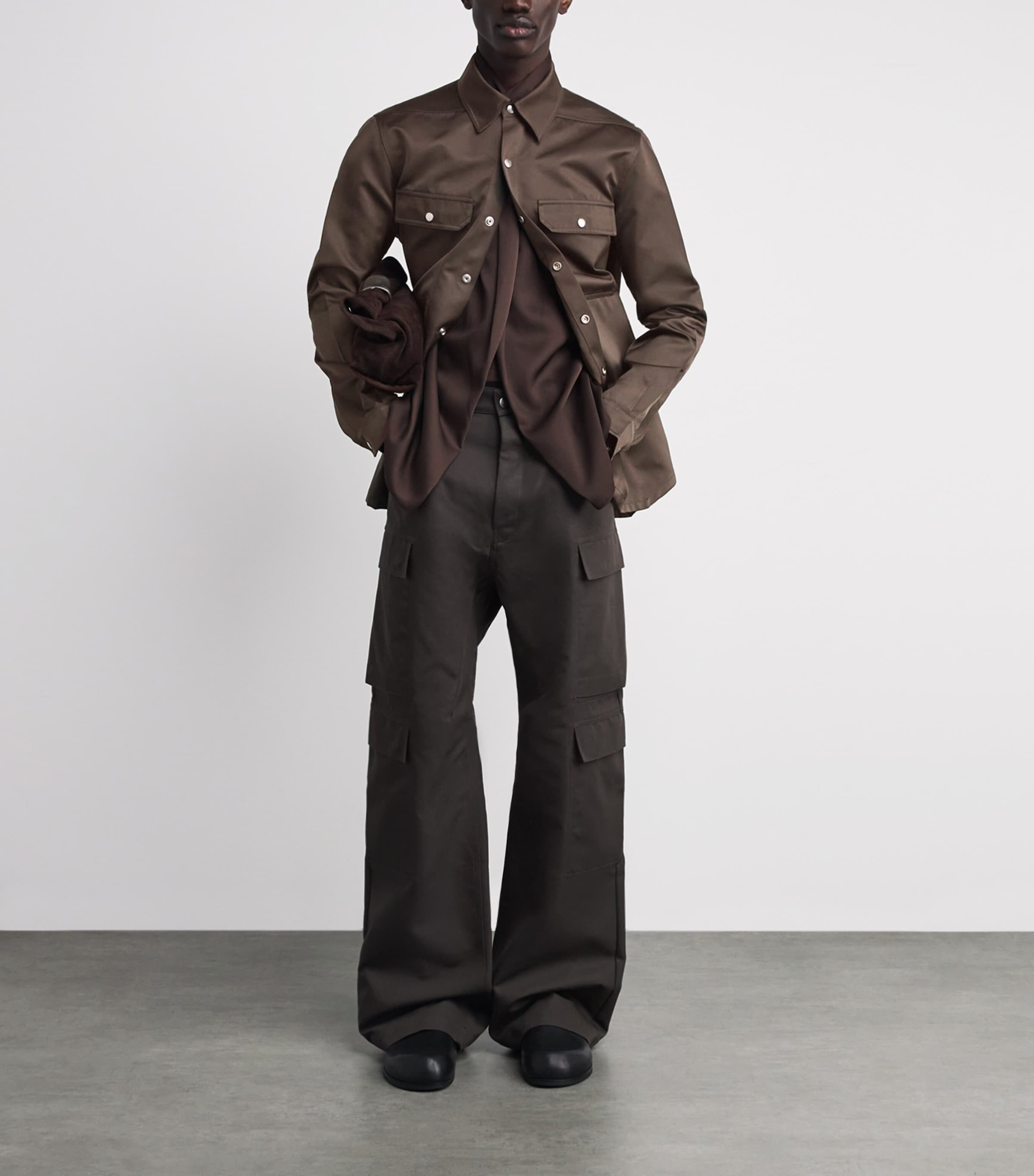 Technical Duchesse Shirt Jacket DARK DUST/ 78 Image 2