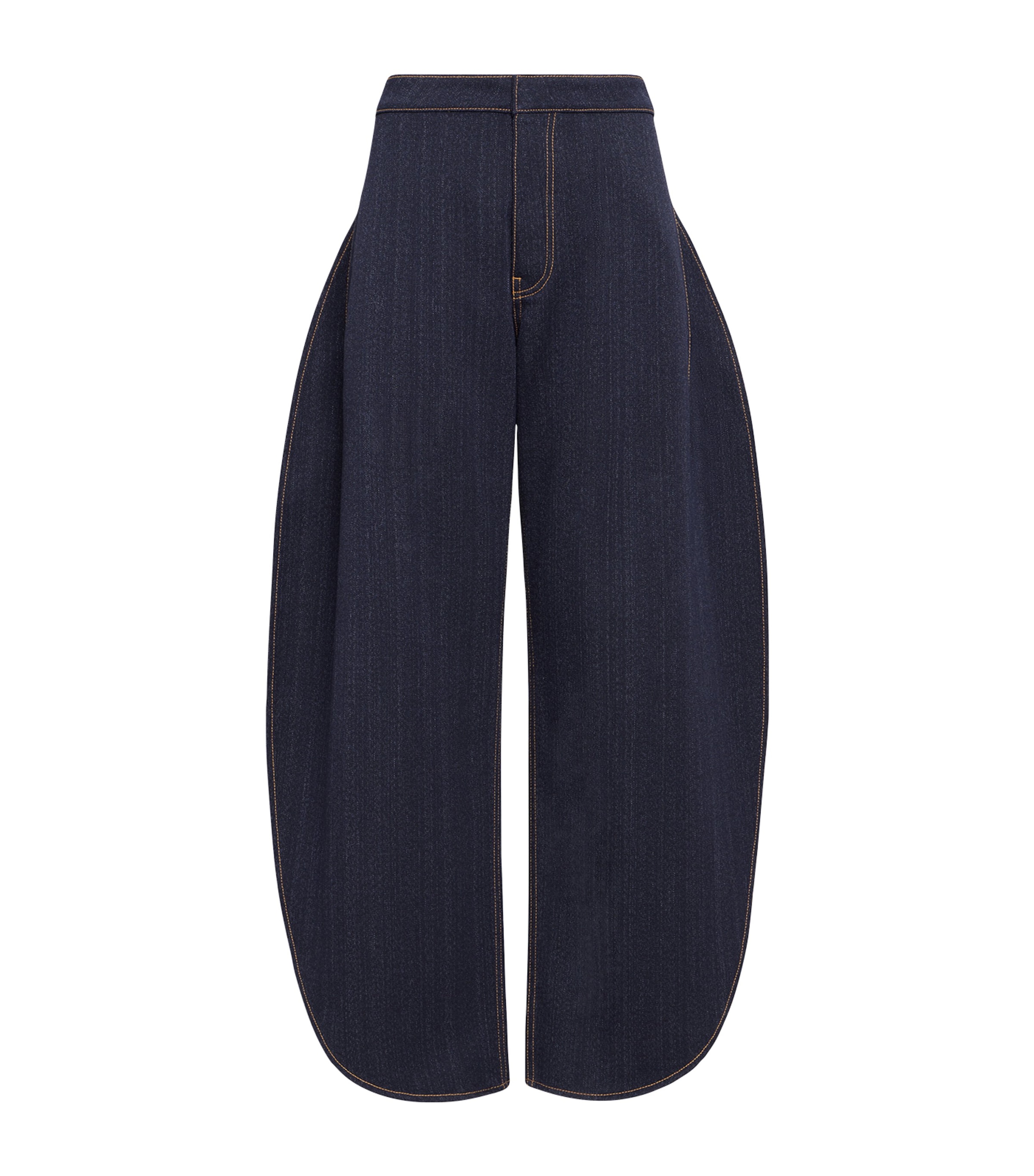 Alaïa Side-Slit Round-Leg Jeans | Harrods US