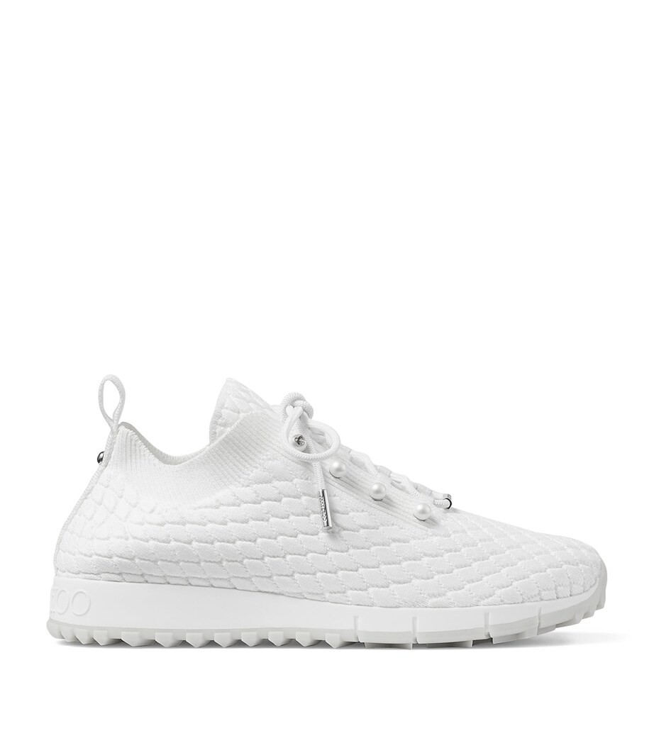 Veles Knitted Sneakers X WHITE Image 1