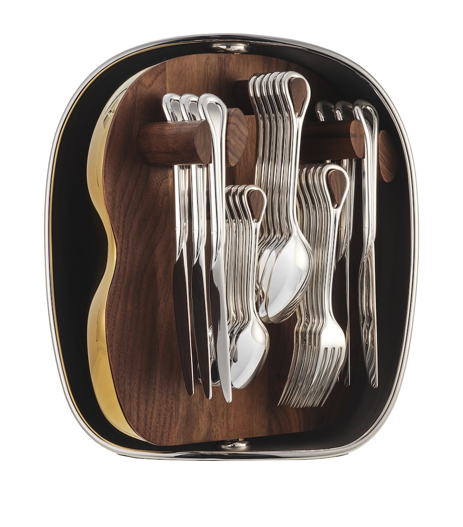 Silver-Plated Shell Carrousel Cutlery Set SILVER Image 1