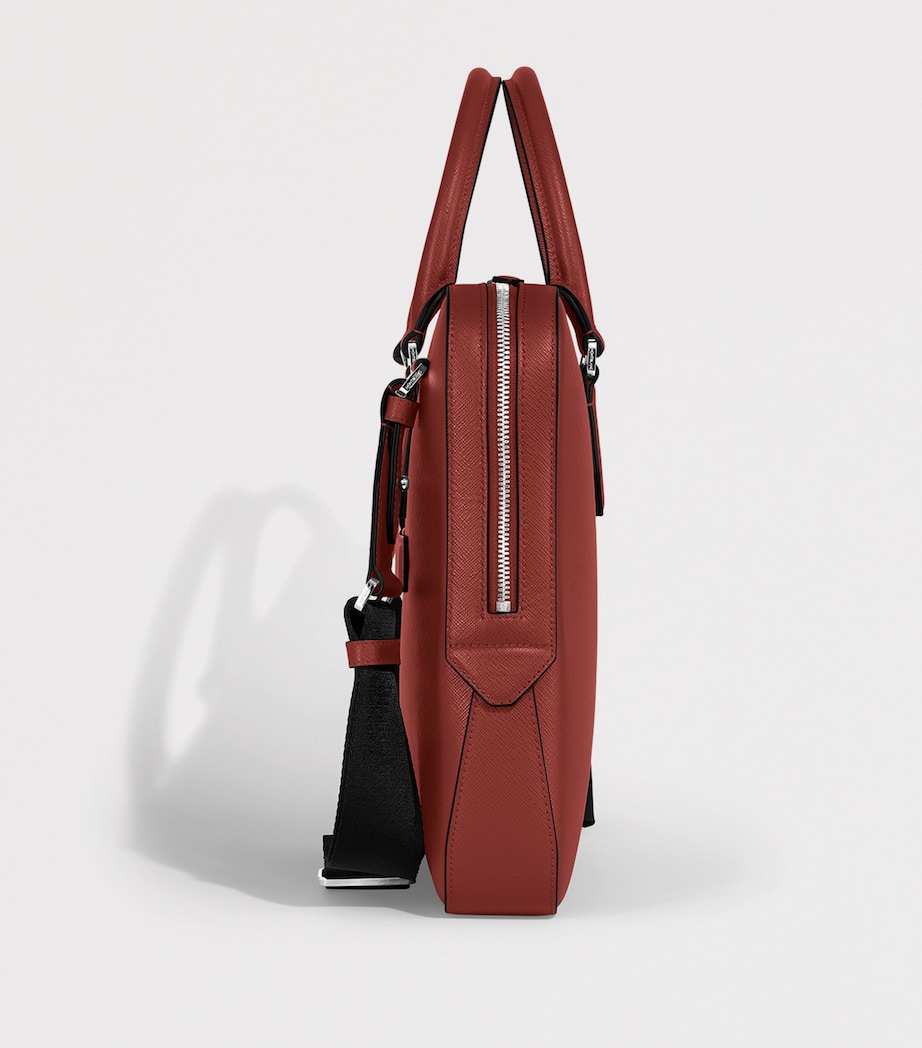 Montblanc Leather Sartorial Thin Document Case Red Oak Image 8