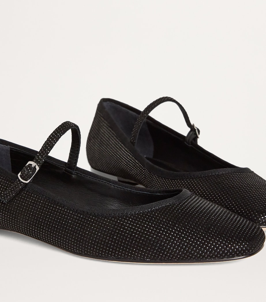 Embellished Jolie Ballet Flats BLACK Image 7