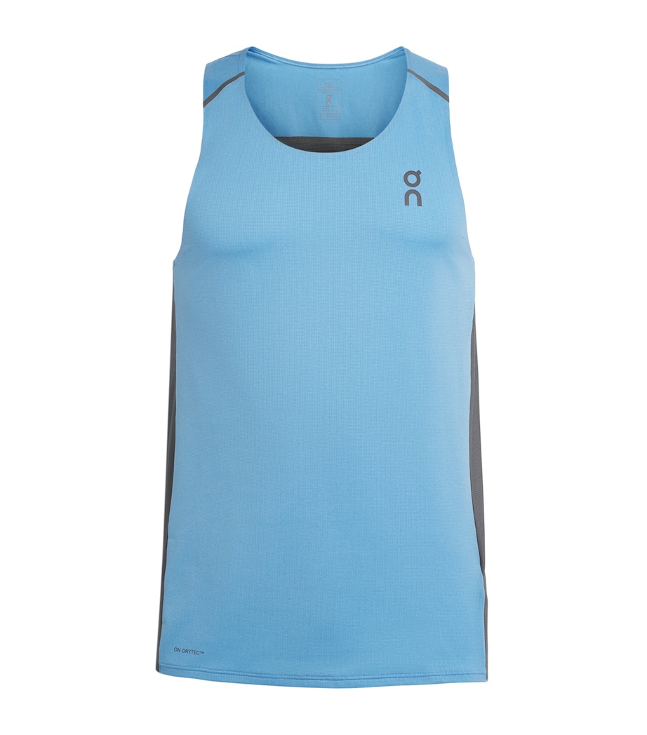 On Mens Performance Tank Top Gourami | Rock Image 1