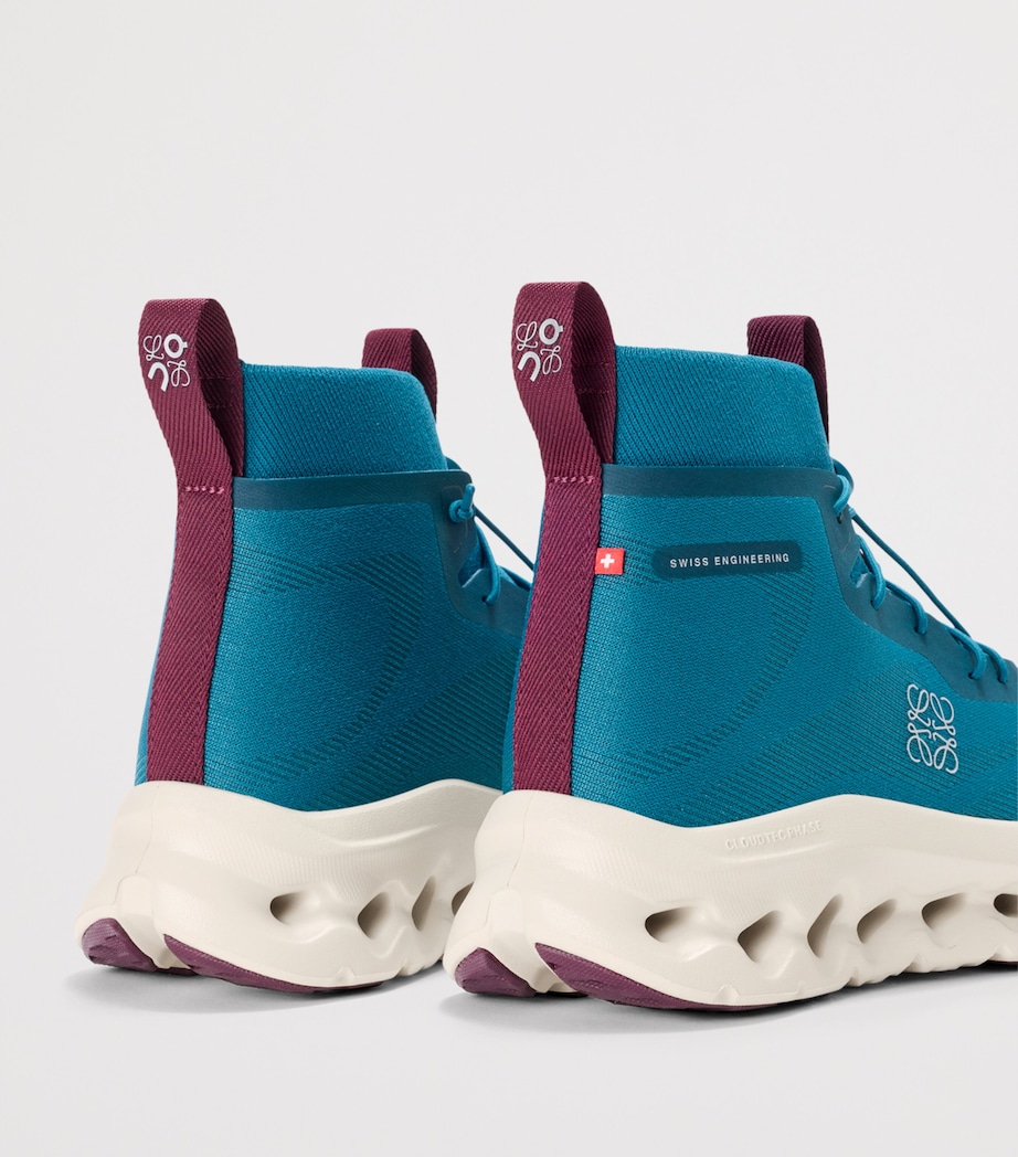 LOEWE x On Cloudtilt High-Top Trainers Teal/oatmeal/burgun Image 4