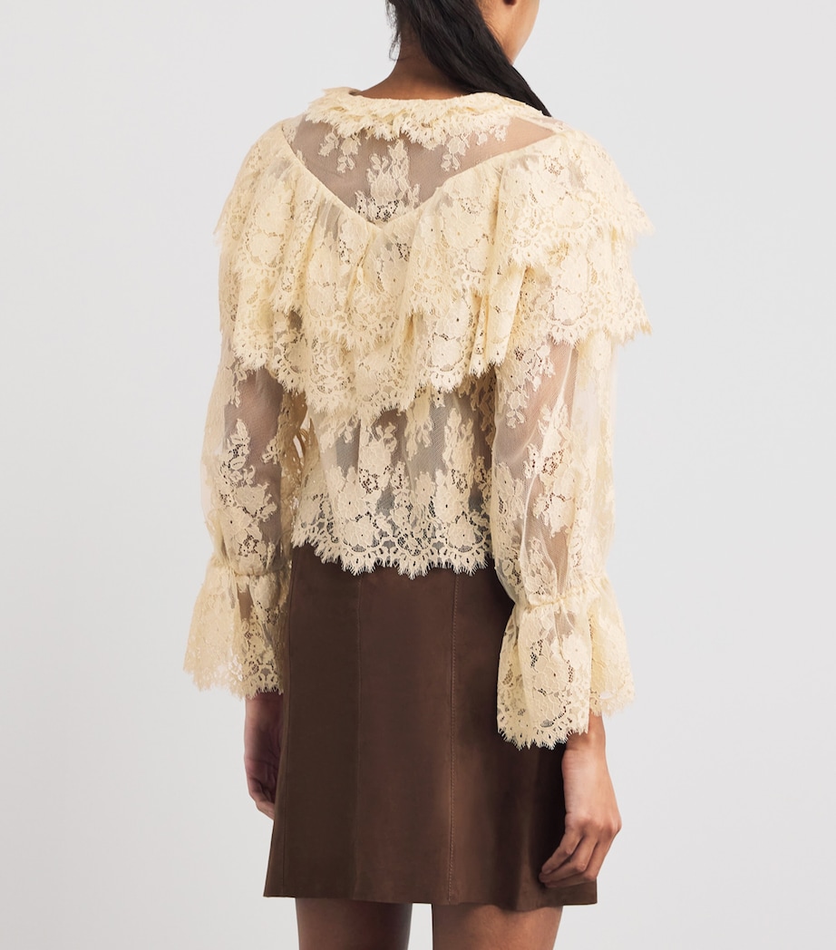 Lace Faryn Blouse VINTAGE CREAM Image 4
