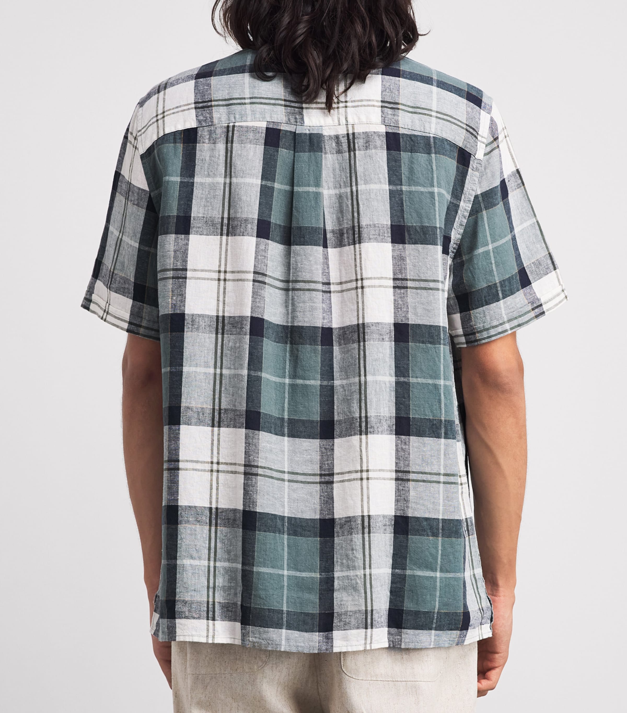 Barbour Mens Check Print Croft Shirt Meadow Brook Tartan Image 5