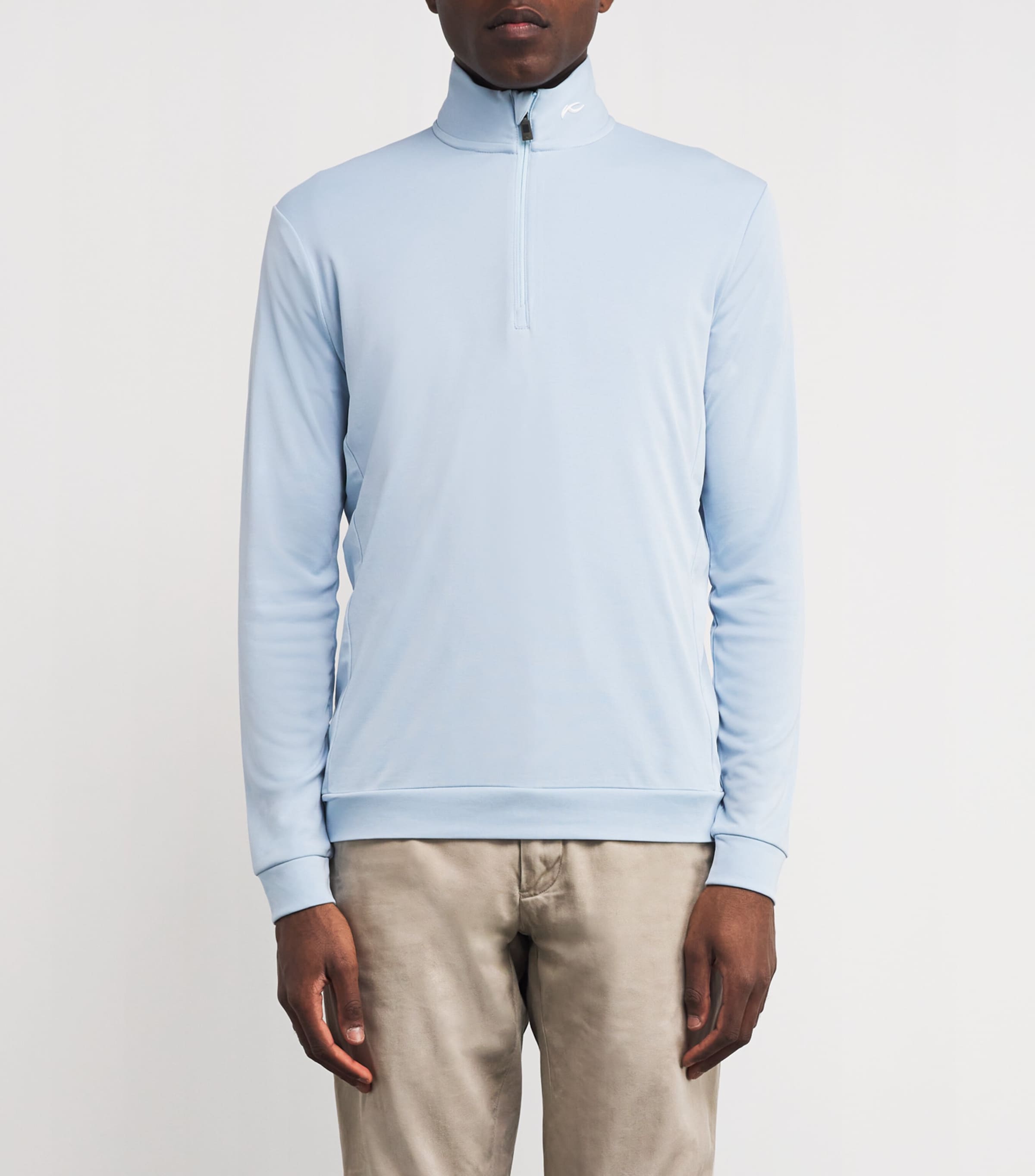 Midlayer Kallen Quarter-Zip Sweater POWDER BLUE Image 3