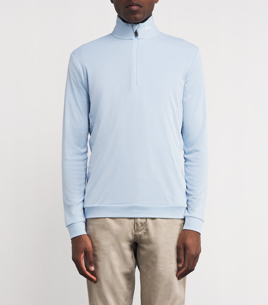 Midlayer Kallen Quarter-Zip Sweater POWDER BLUE Image 3