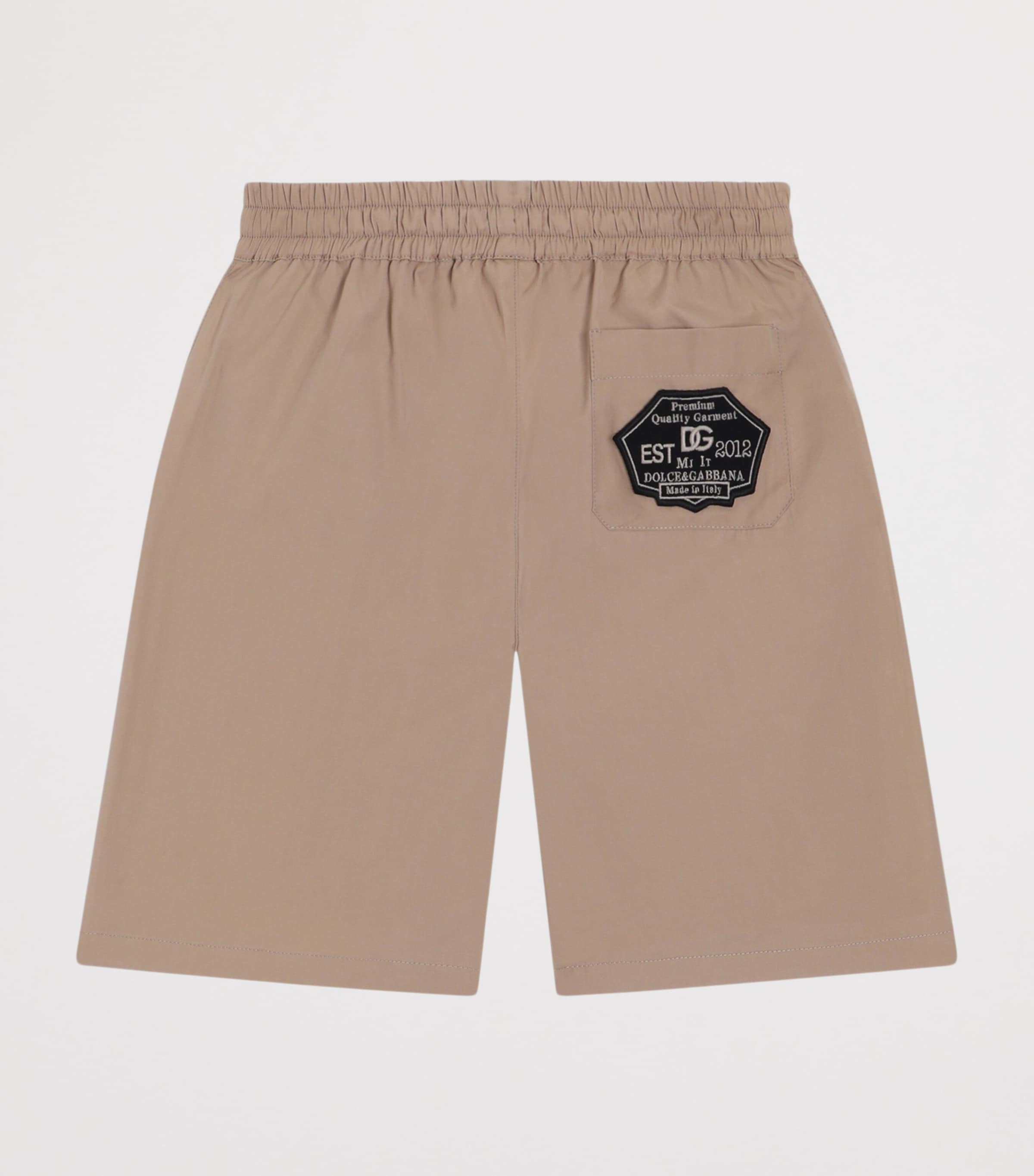 Dolce&Gabbana Kids Cotton Bermuda Shorts (8-12+ Years) Pink/white Image 2