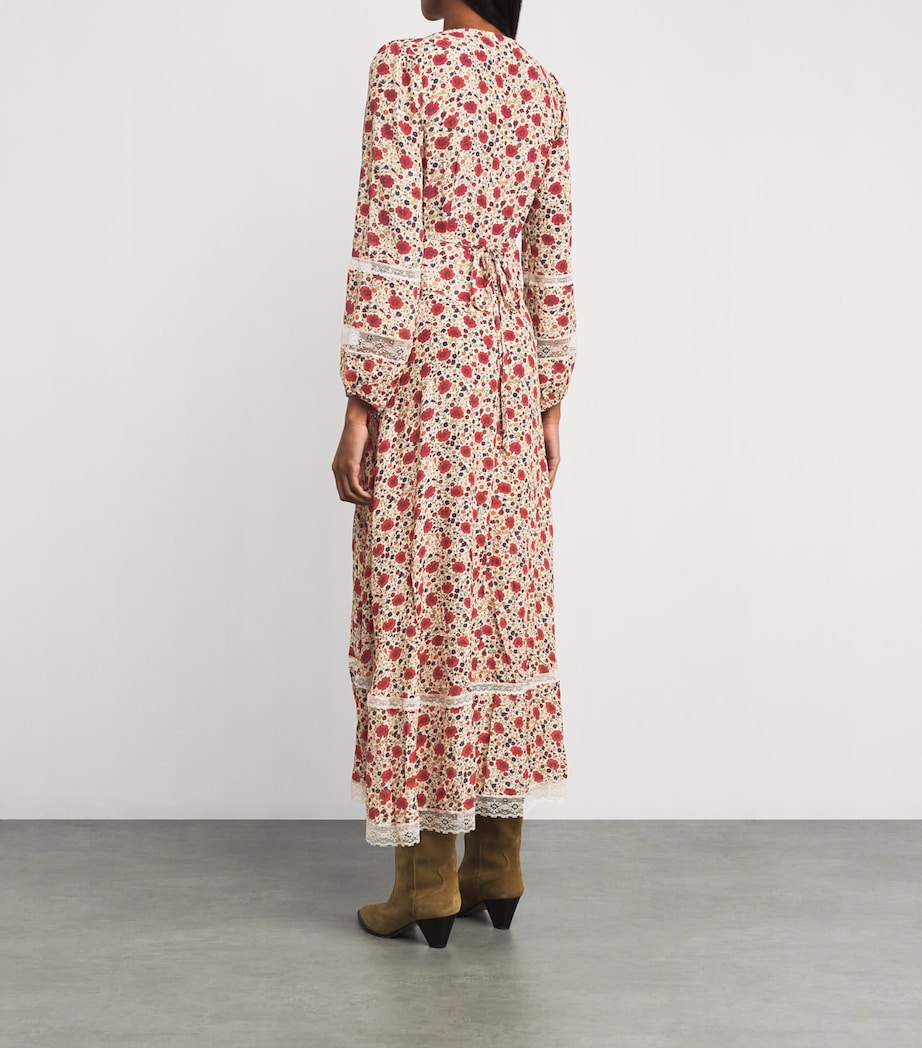 Floral Raven Midi Dress EVA FLORAL CREAM Image 3