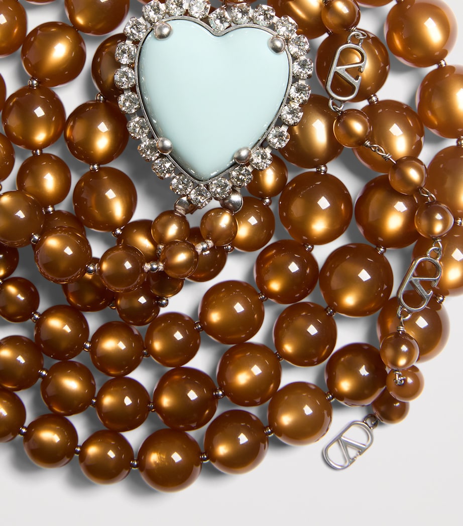 Beaded Coeur Hyperbole Layered Necklace D5J Image 3