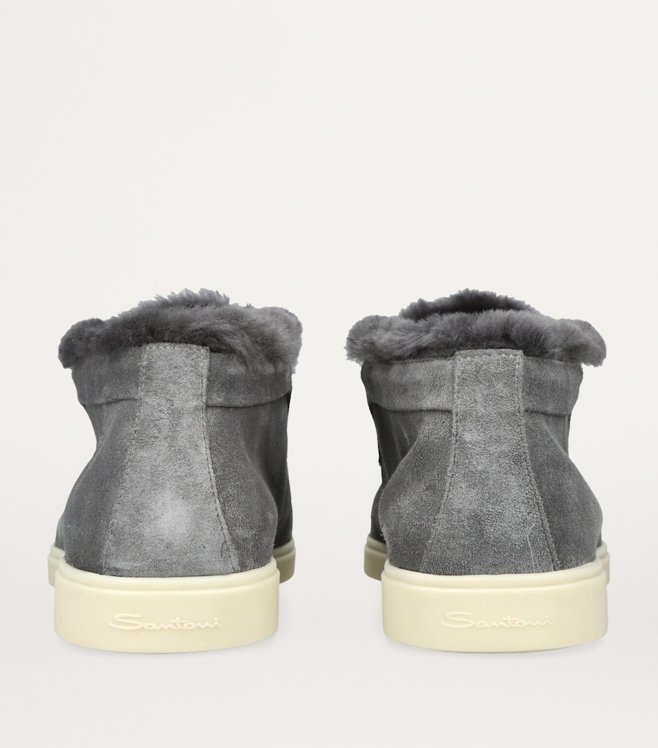 Suede Fortune Ankle Boots GREY/LIGHT Image 2