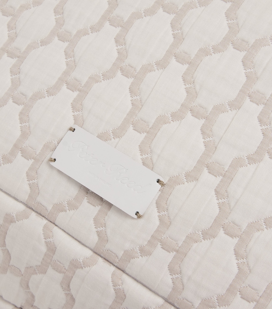 Piped Riyad Cushion (50cm x 50cm) NEUTRAL Image 3