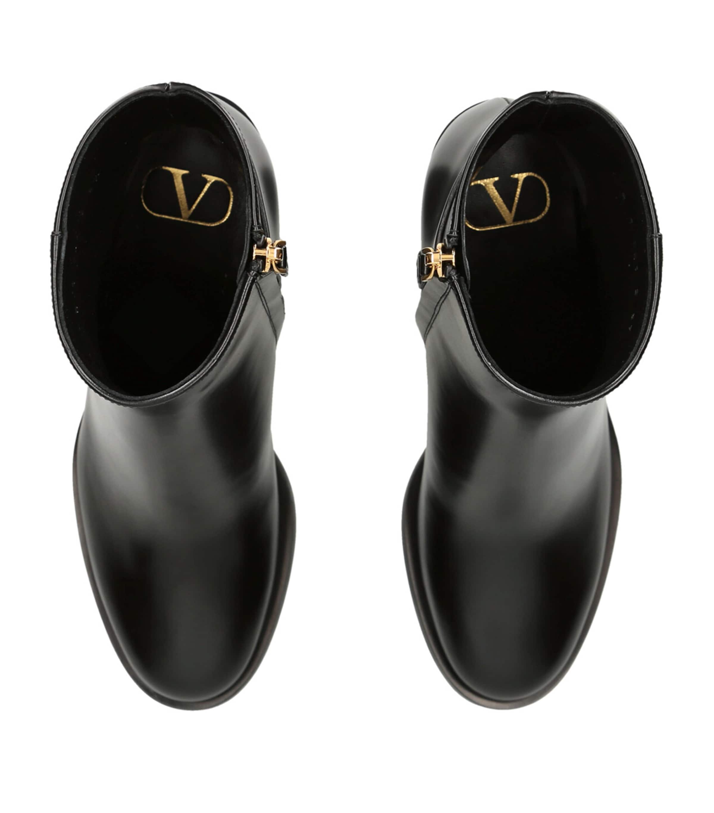 Valentino Garavani VLogo Signature Ankle Boots 75 | Harrods UK