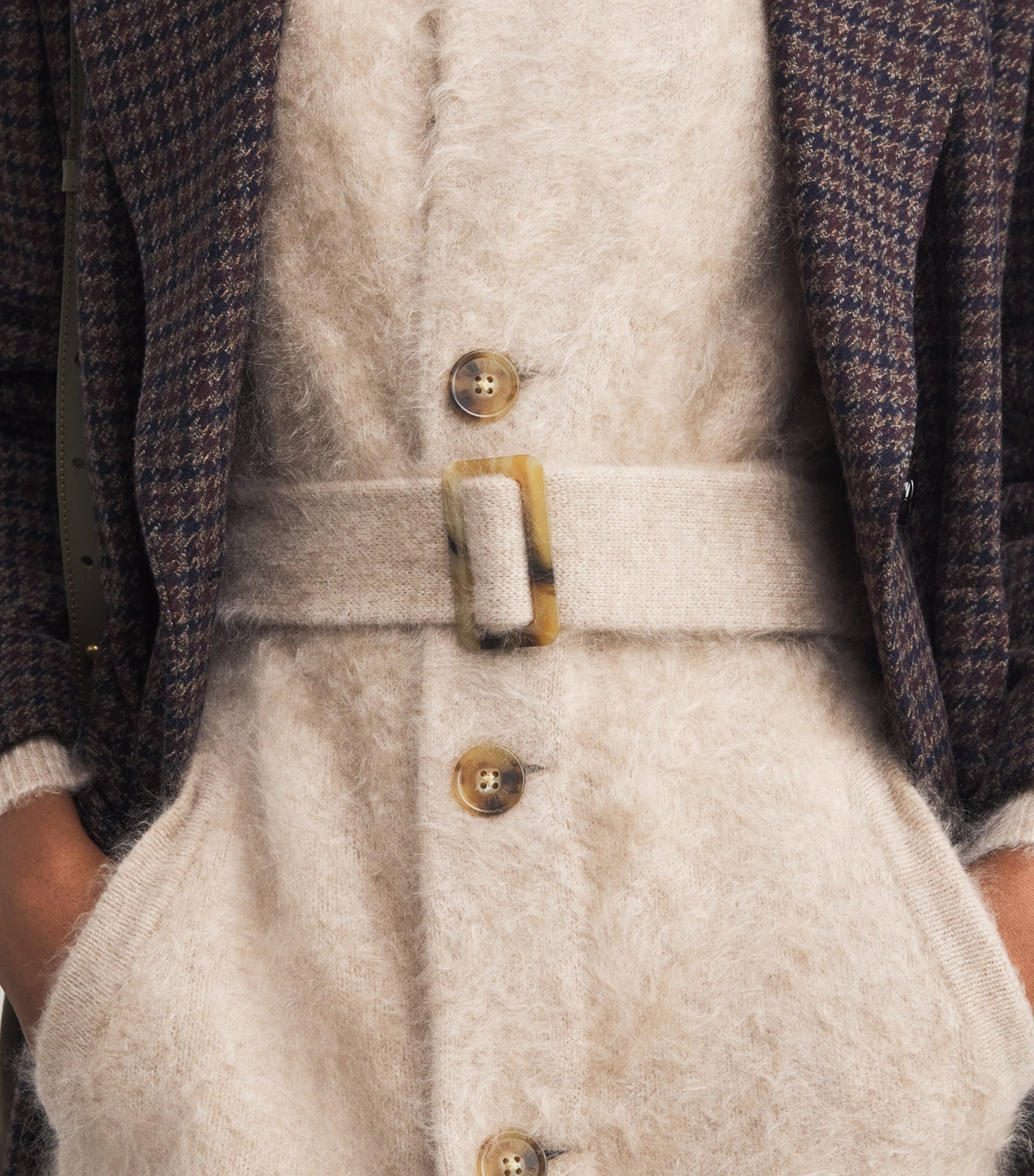 Cashmere Grizzly Wash Coat TAUPE Image 6