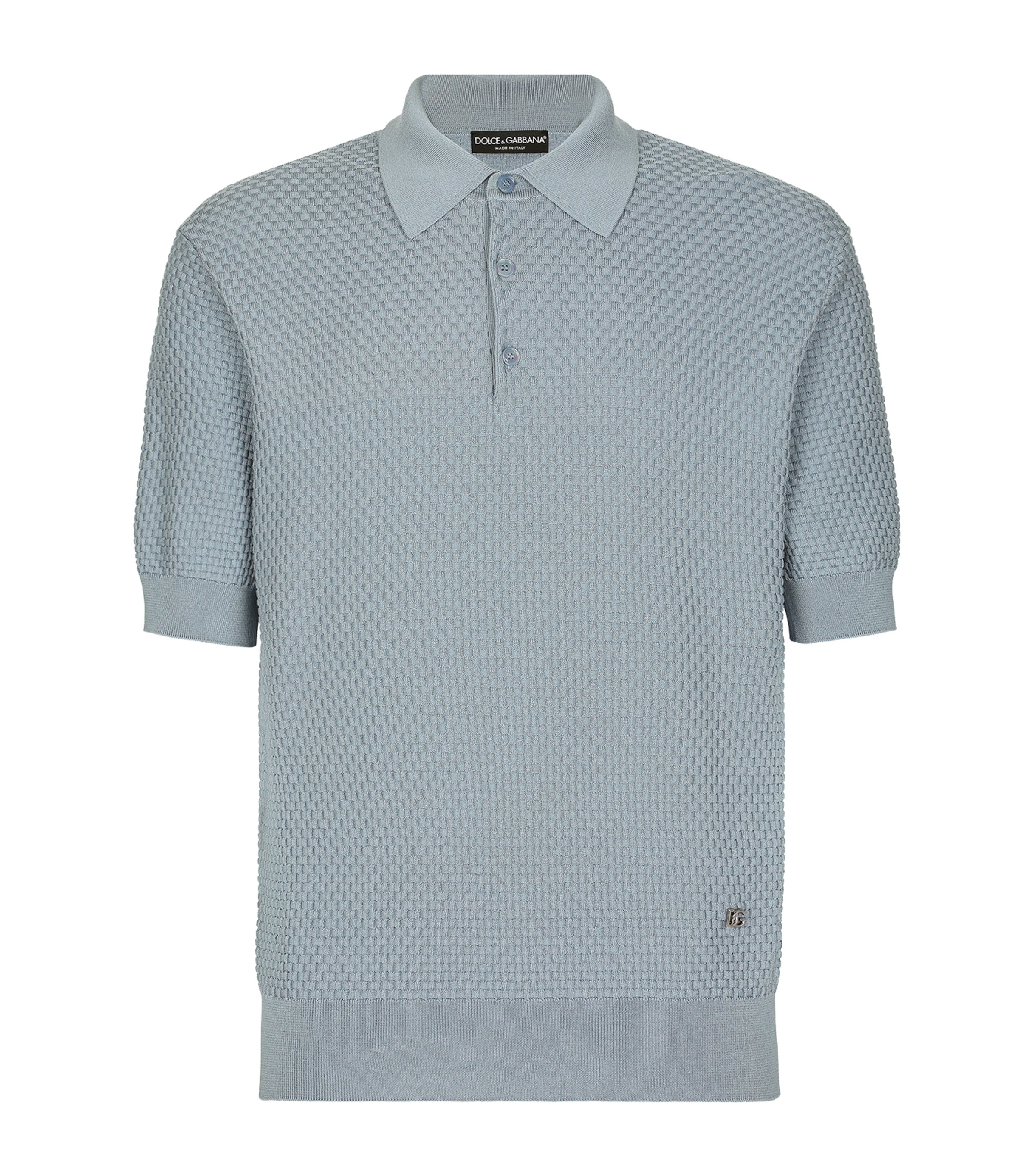Dolce & Gabbana Knit Polo Shirt | Harrods UK
