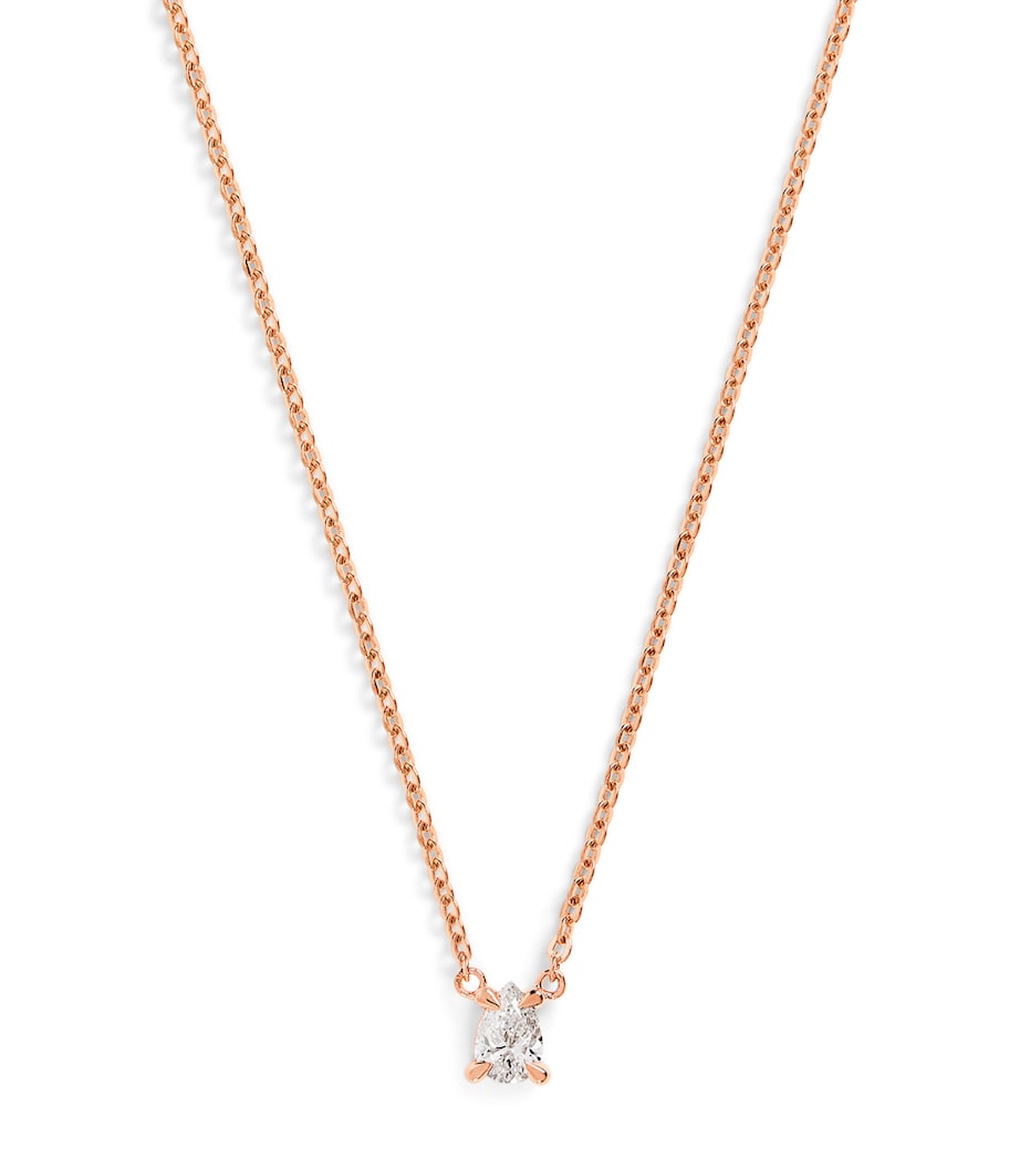 Rose Gold and Diamond Pendant Necklace (0.25ct) ROSE GOLD Image 1