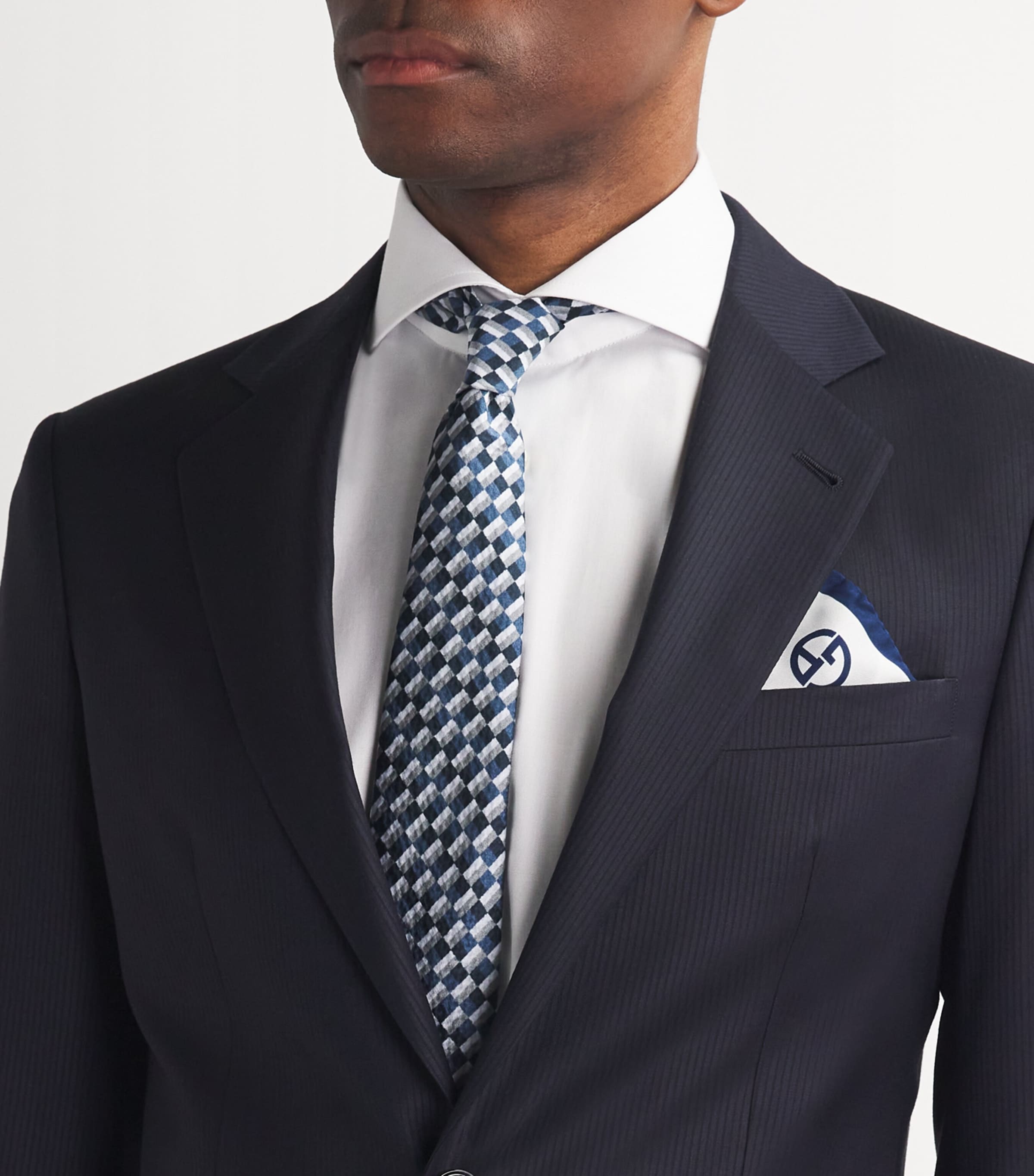 Silk GA Logo Pocket Square 312 Image 3