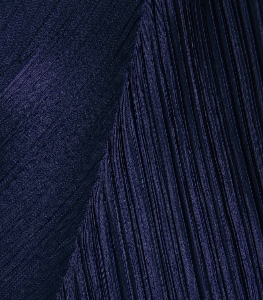 Pleats Please Issey Miyake Womens Efficient Square 2 Top Dark Navy Image 6