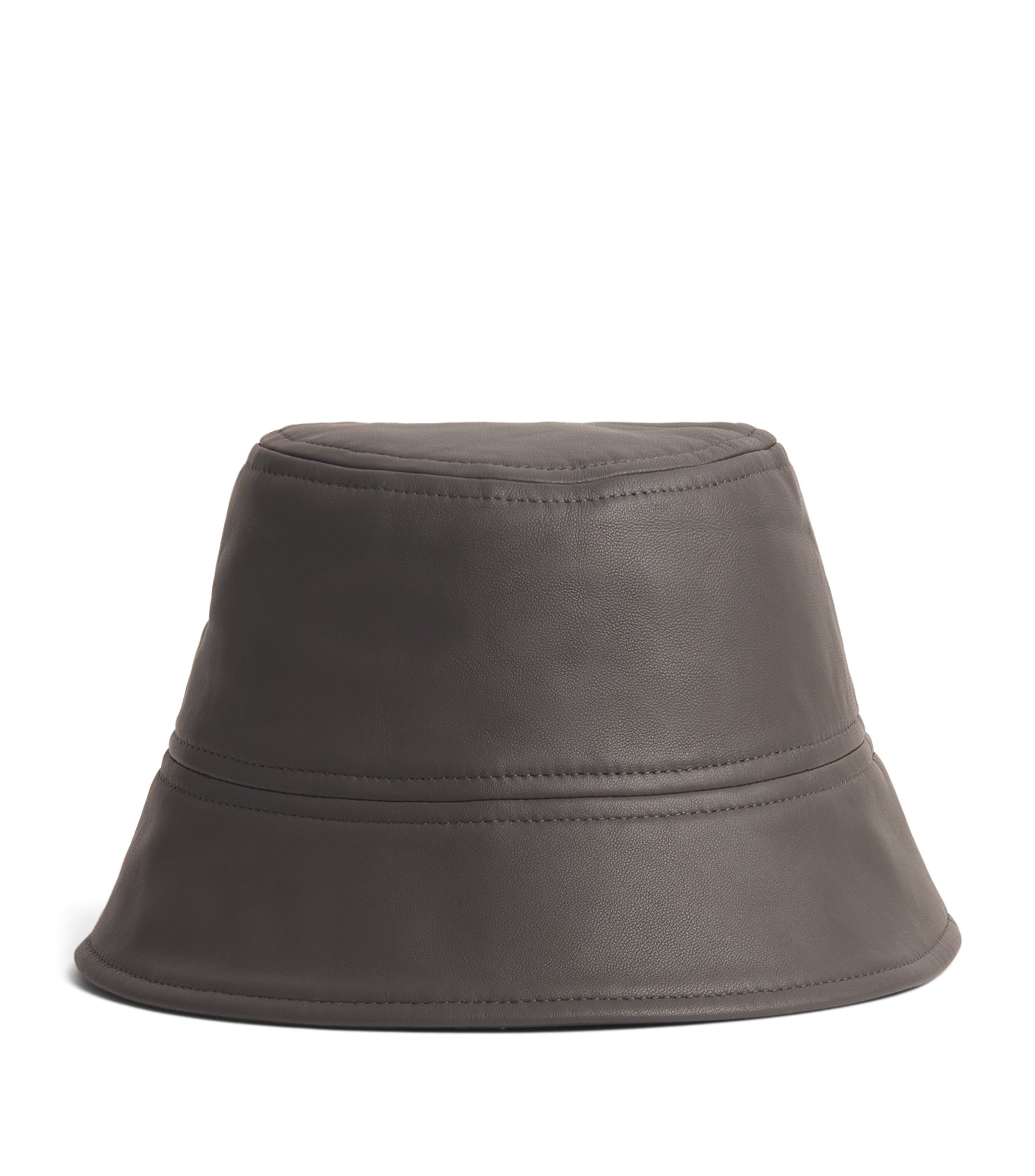 Yves Salomon Lambskin Bucket Hat In Black